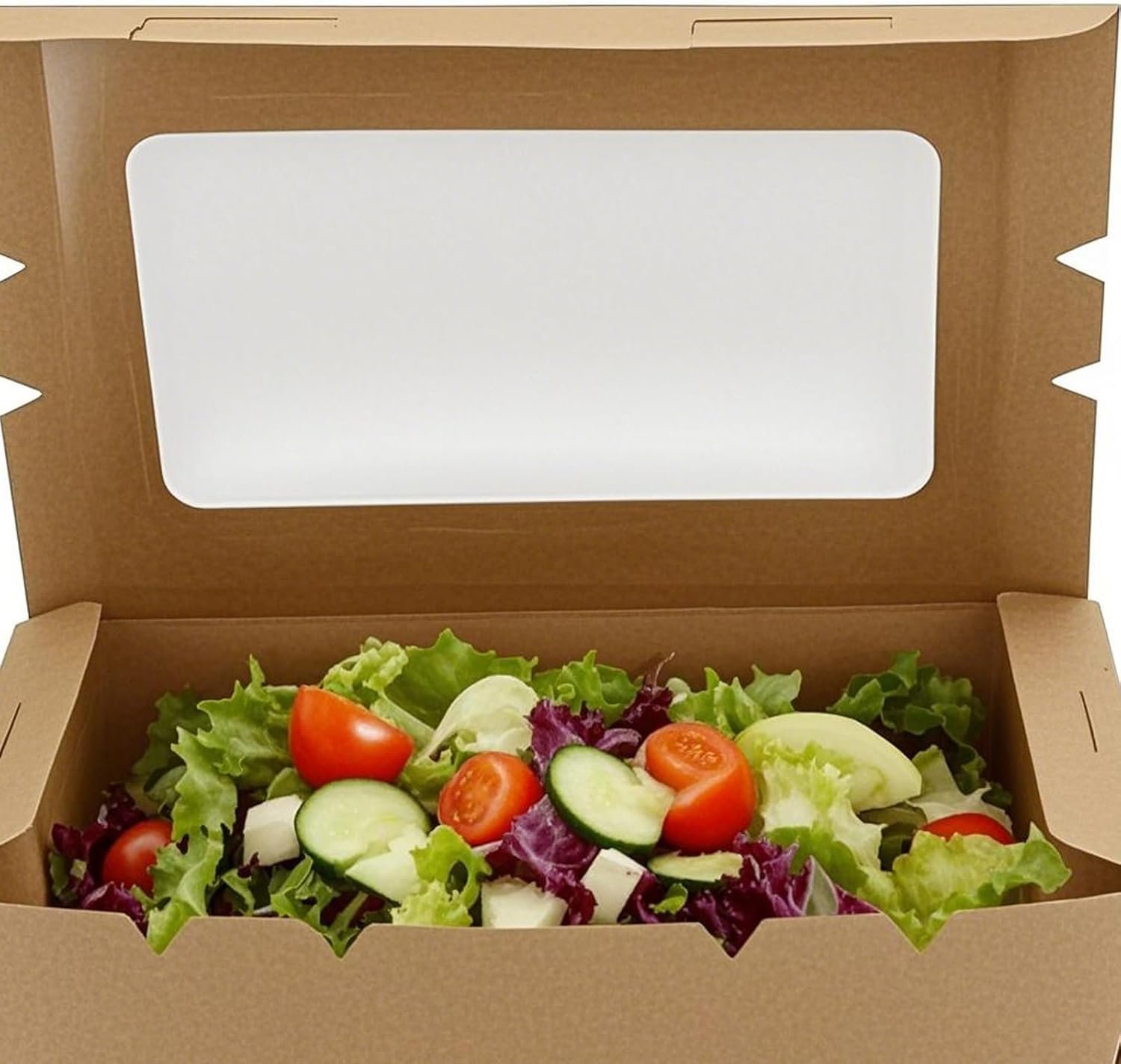 Cajas de Cartón Kraft para Comida para Llevar 60 Pack, Contenedores de Alimentos de 40oz con Ventana Transparente, Logo Personalizado, Cajas Desechables para Pasteles y Postres, Proveedor Fábrica. Cajas de Cartón Kraft para Comida para Llevar 60 Pack, Contenedores de Alimentos de 40oz con Ventana Transparente, Logo Personalizado, Cajas Desechables para Pasteles y Postres, Proveedor Fábrica.