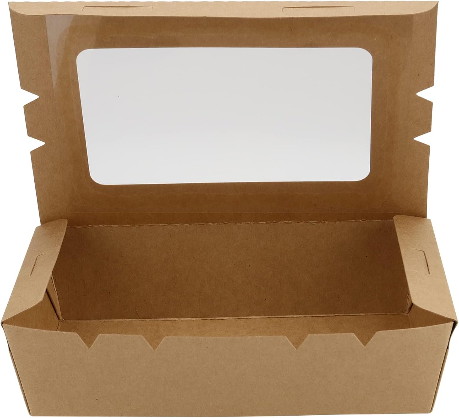Cajas de Cartón Kraft para Comida para Llevar 60 Pack, Contenedores de Alimentos de 40oz con Ventana Transparente, Logo Personalizado, Cajas Desechables para Pasteles y Postres, Proveedor Fábrica. Cajas de Cartón Kraft para Comida para Llevar 60 Pack, Contenedores de Alimentos de 40oz con Ventana Transparente, Logo Personalizado, Cajas Desechables para Pasteles y Postres, Proveedor Fábrica.