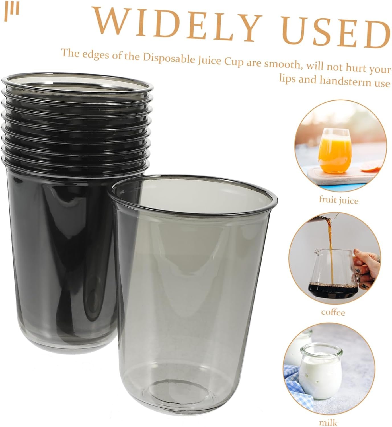 Copa de Plástico 50pcs para Té de Leche y Café con Lids Personalizados, Marca Blanca para Fiestas, Proveedor Oficial Copa de Plástico 50pcs para Té de Leche y Café con Lids Personalizados, Marca Blanca para Fiestas, Proveedor Oficial