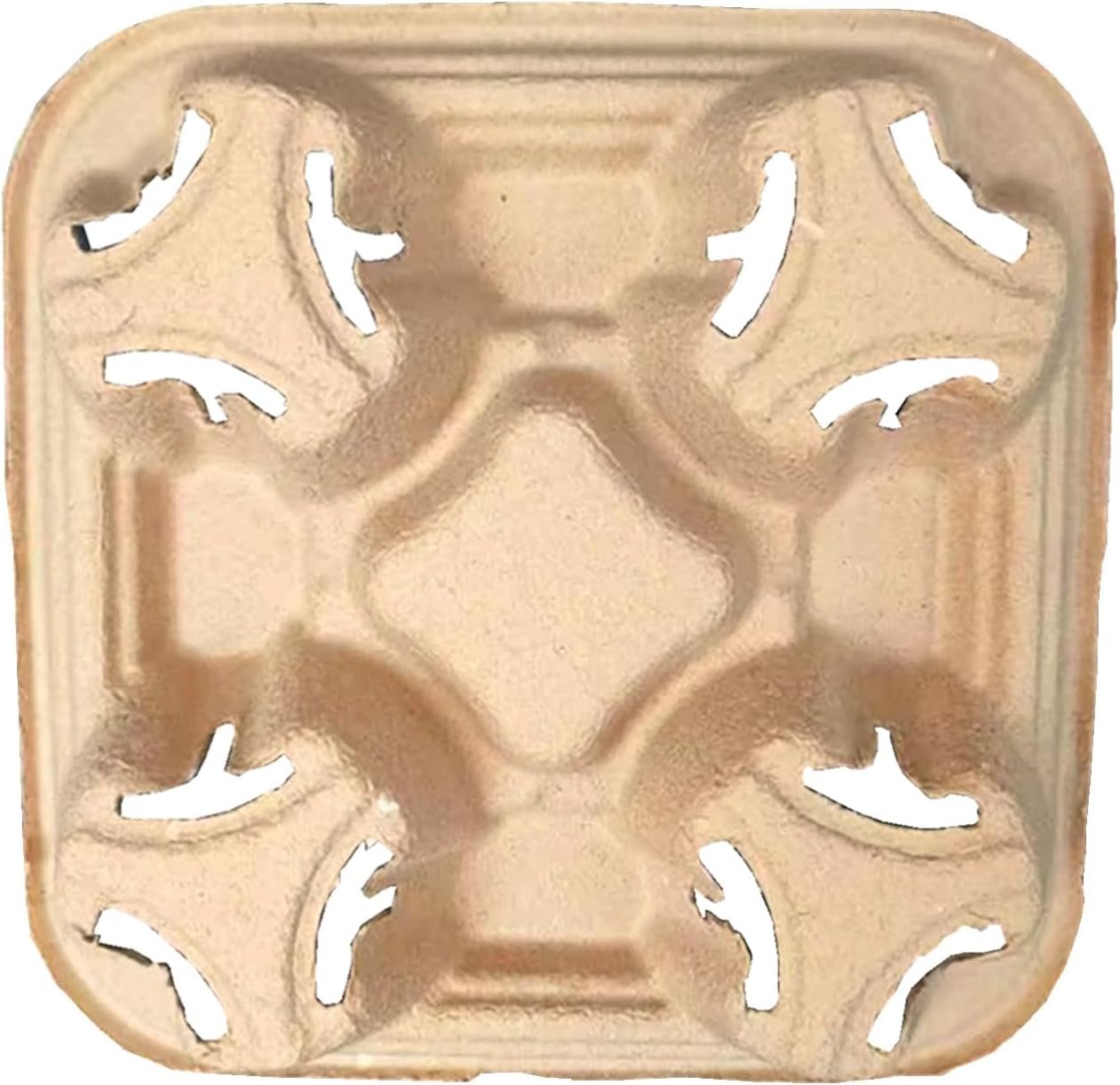 Logo Personalizado Bandejas Portavasos Desechables para 4 Tazas, Bandejas de Fibra de Pulpa Biodegradables, Soporte para Bebidas Calientes y Frías sin Derrames, Ideal para Entregas de Comida, Restaurantes y Cafés, Proveedor (Paquete de 36) Logo Personalizado Bandejas Portavasos Desechables para 4 Tazas, Bandejas de Fibra de Pulpa Biodegradables, Soporte para Bebidas Calientes y Frías sin Derrames, Ideal para Entregas de Comida, Restaurantes y Cafés, Proveedor (Paquete de 36)