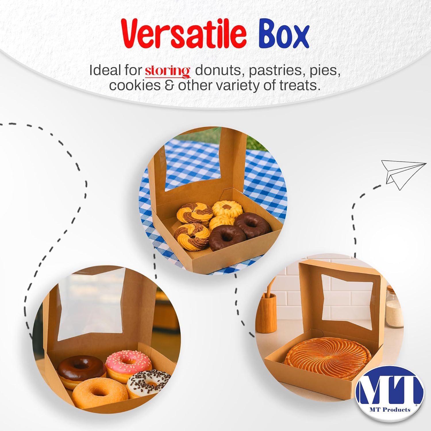 Cajas de Galletas Kraft de 8