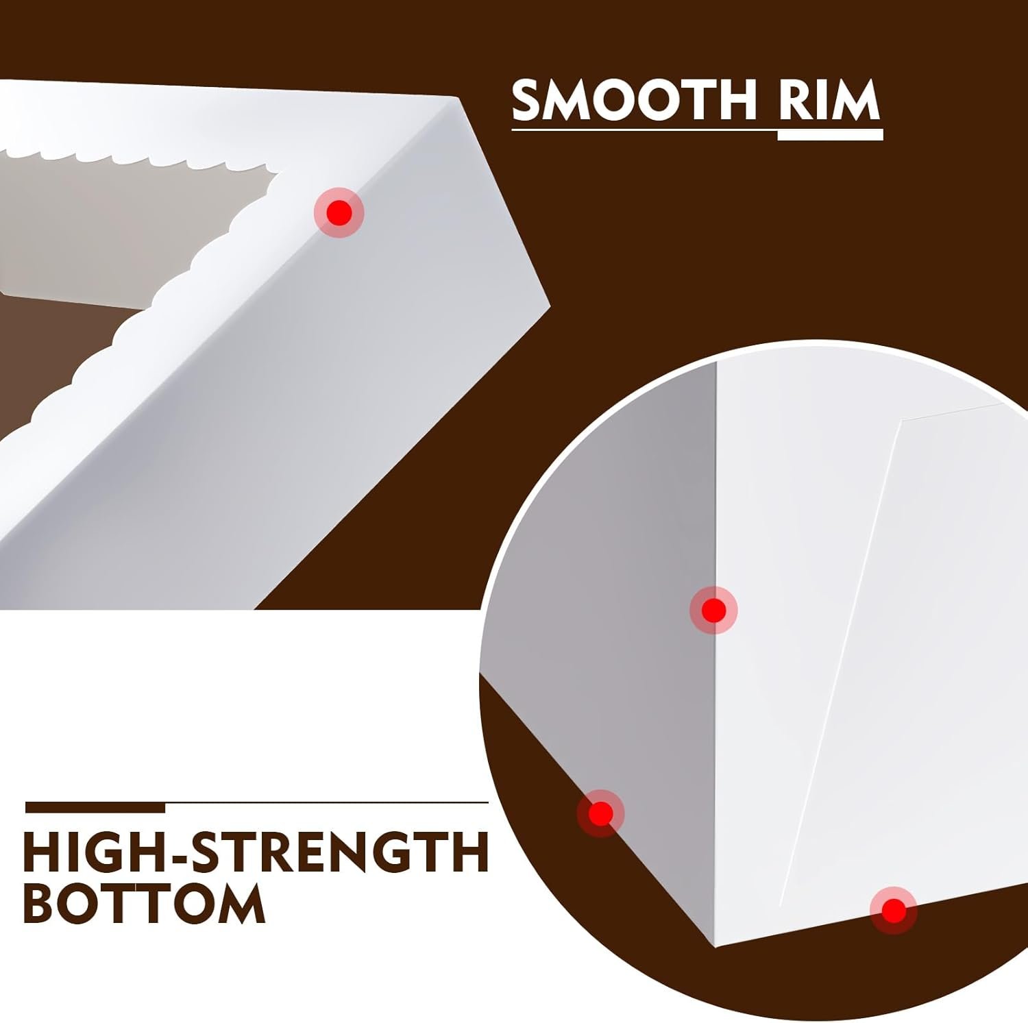Logo Personalizado para 20 Cajas de Pasteles, Cajas Altas de 10x10x8 Pulgadas con Ventana, Cajas Blancas para Pasteles, Cajas Desechables de Repostería para Postres, Galletas, Tartas y Bodas, Proveedor de Cajas para Cumpleaños. Logo Personalizado para 20 Cajas de Pasteles, Cajas Altas de 10x10x8 Pulgadas con Ventana, Cajas Blancas para Pasteles, Cajas Desechables de Repostería para Postres, Galletas, Tartas y Bodas, Proveedor de Cajas para Cumpleaños.