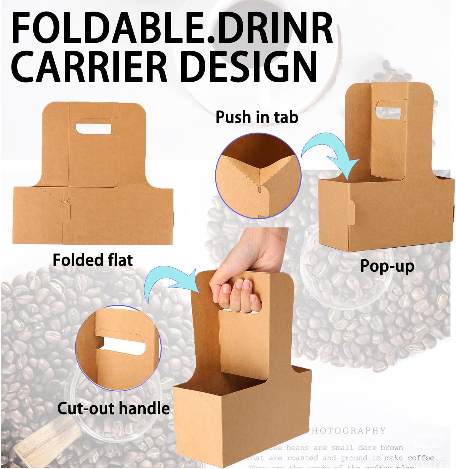 Logo Personalizado Porta Bebidas de Kraft para 2 Tazas, 20 Paquetes, Soporte Portátil y Plegable para Bebidas Calientes o Frías, Soluciones de Entrega de Alimentos, Proveedor de Porta Tazas. Logo Personalizado Porta Bebidas de Kraft para 2 Tazas, 20 Paquetes, Soporte Portátil y Plegable para Bebidas Calientes o Frías, Soluciones de Entrega de Alimentos, Proveedor de Porta Tazas.
