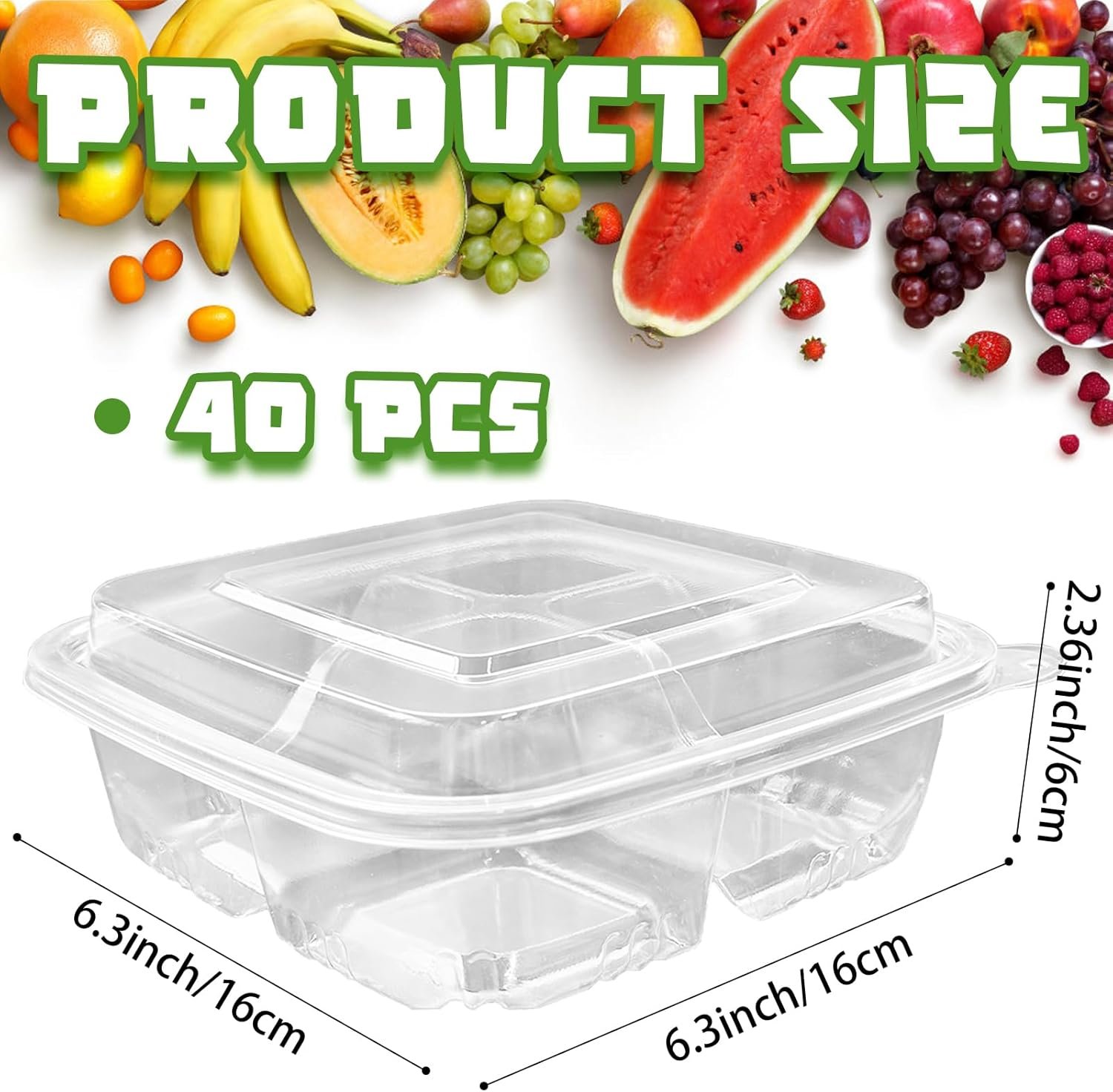 Contenedores desechables para snacks de 40 piezas con 4 compartimentos, ideal para preparación de comidas y almuerzos, con logo personalizado, perfectos para escuela, trabajo y viajes, fabricados por un proveedor confiable. Contenedores desechables para snacks de 40 piezas con 4 compartimentos, ideal para preparación de comidas y almuerzos, con logo personalizado, perfectos para escuela, trabajo y viajes, fabricados por un proveedor confiable.