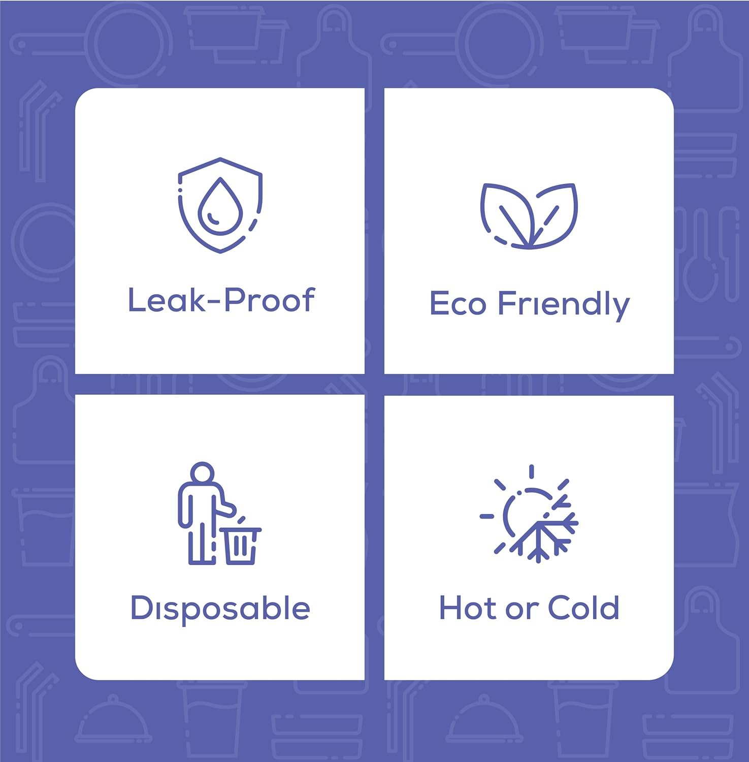 Contenedores de Papel Blanco Desechables de 8oz - 25 Cuentas con Tapa Ventilada, Perfectos para Sopa Caliente, Vasos de Helado y Alimentos Fríos - Marca Blanca con Logo Personalizado, Proveedor de Soluciones para Comida.