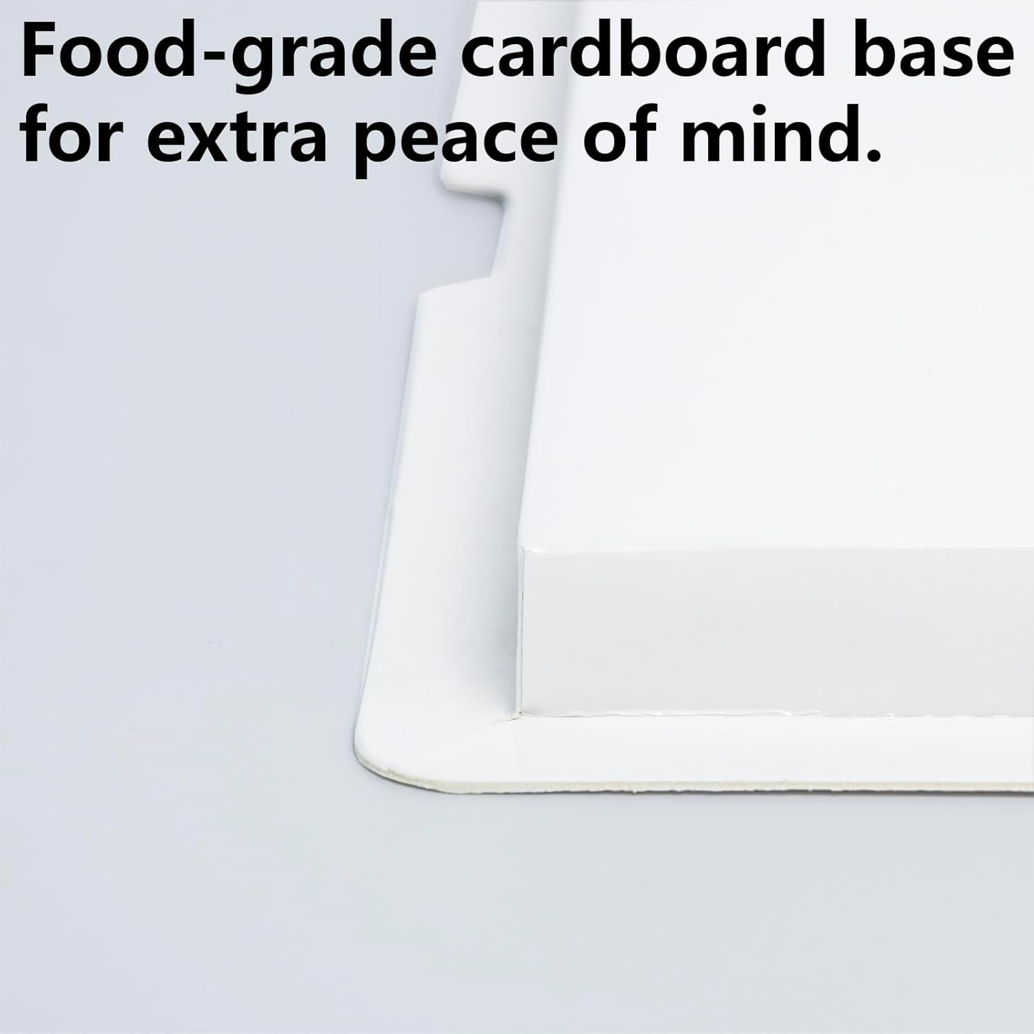 Logo Personalizado - Cajas de Pasteles Cuadradas de 6.5 pulgadas, Paquete de 2, Fácil Ensamblaje con Cinta de Satén de 20 pies y 4 Tarjetas Decorativas, Contenedores de Plástico BPA-Free para Tartas de Boda, Postres de Cumpleaños, Exhibición de Bakery - Proveedor.