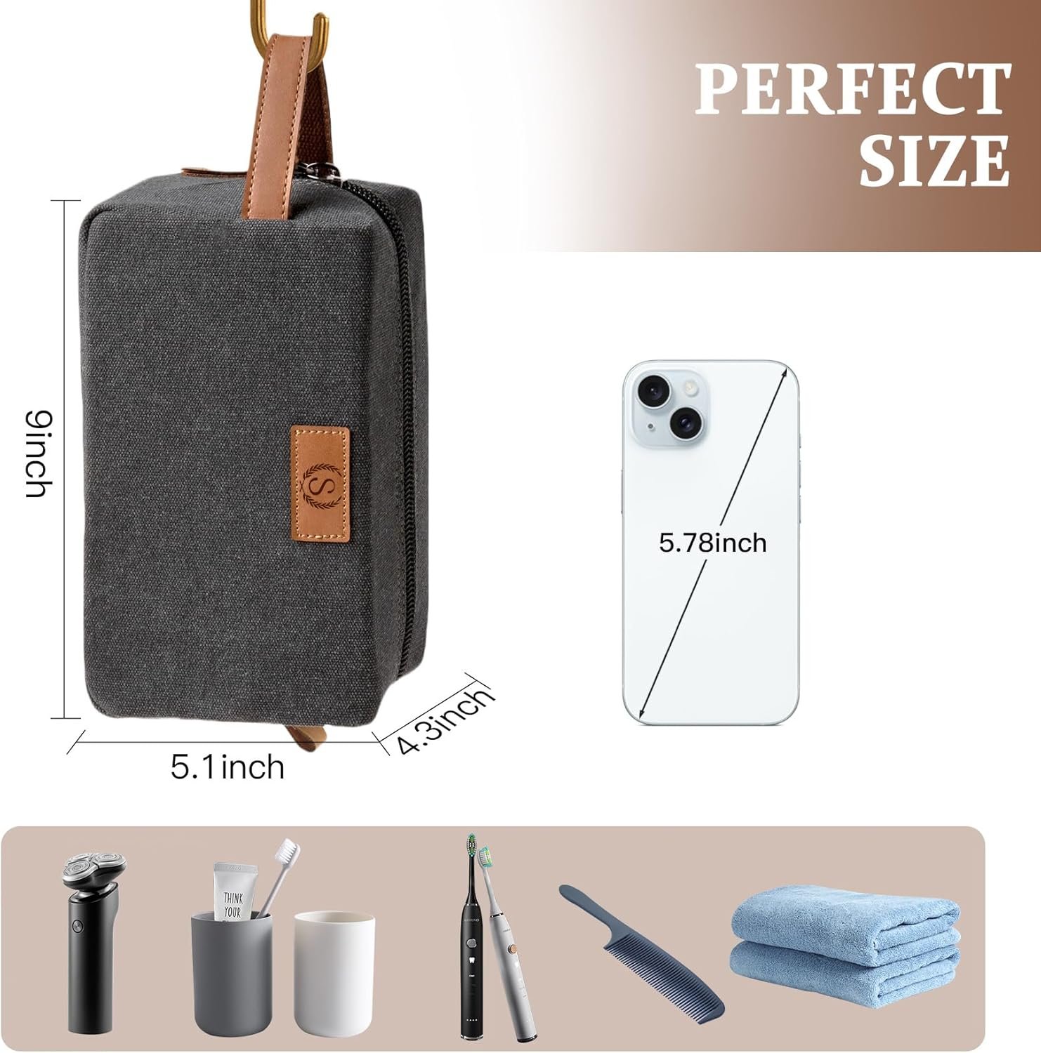 Logo Personalizado Bolso de Aseo Impermeable para Hombre, Regalos para Novio, Neceser de Ducha, Iniciales Grabadas y Espiga, Bolsa de Aseo de Viaje para Hombres, Esenciales de Viaje, Proveedor Fábrica Logo Personalizado Bolso de Aseo Impermeable para Hombre, Regalos para Novio, Neceser de Ducha, Iniciales Grabadas y Espiga, Bolsa de Aseo de Viaje para Hombres, Esenciales de Viaje, Proveedor Fábrica