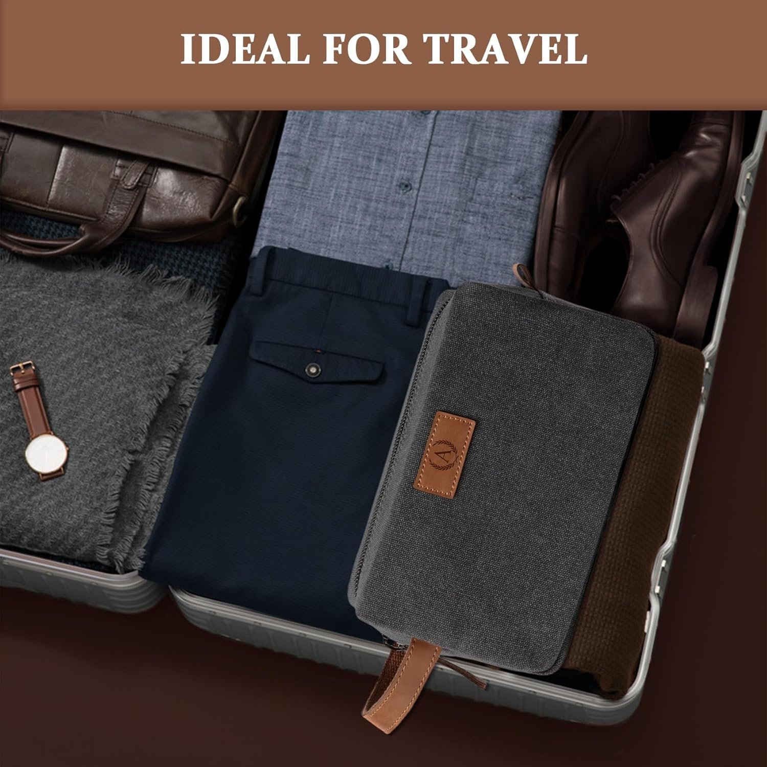 Logo Personalizado Bolso de Aseo Impermeable para Hombre, Regalos para Novio, Neceser de Ducha, Iniciales Grabadas y Espiga, Bolsa de Aseo de Viaje para Hombres, Esenciales de Viaje, Proveedor Fábrica Logo Personalizado Bolso de Aseo Impermeable para Hombre, Regalos para Novio, Neceser de Ducha, Iniciales Grabadas y Espiga, Bolsa de Aseo de Viaje para Hombres, Esenciales de Viaje, Proveedor Fábrica