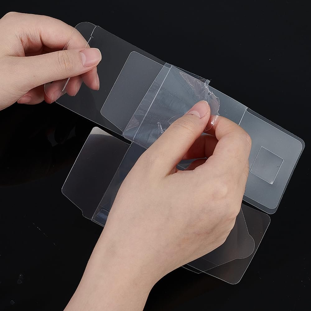 Caja de Favor Clara de 60PCS 2.4x2.4x2.4 Pulgadas para Dulces, Chocolate y Postres, para Bodas y Fiestas de Halloween y Navidad, con Logo Personalizado, Proveedor de Empaques.