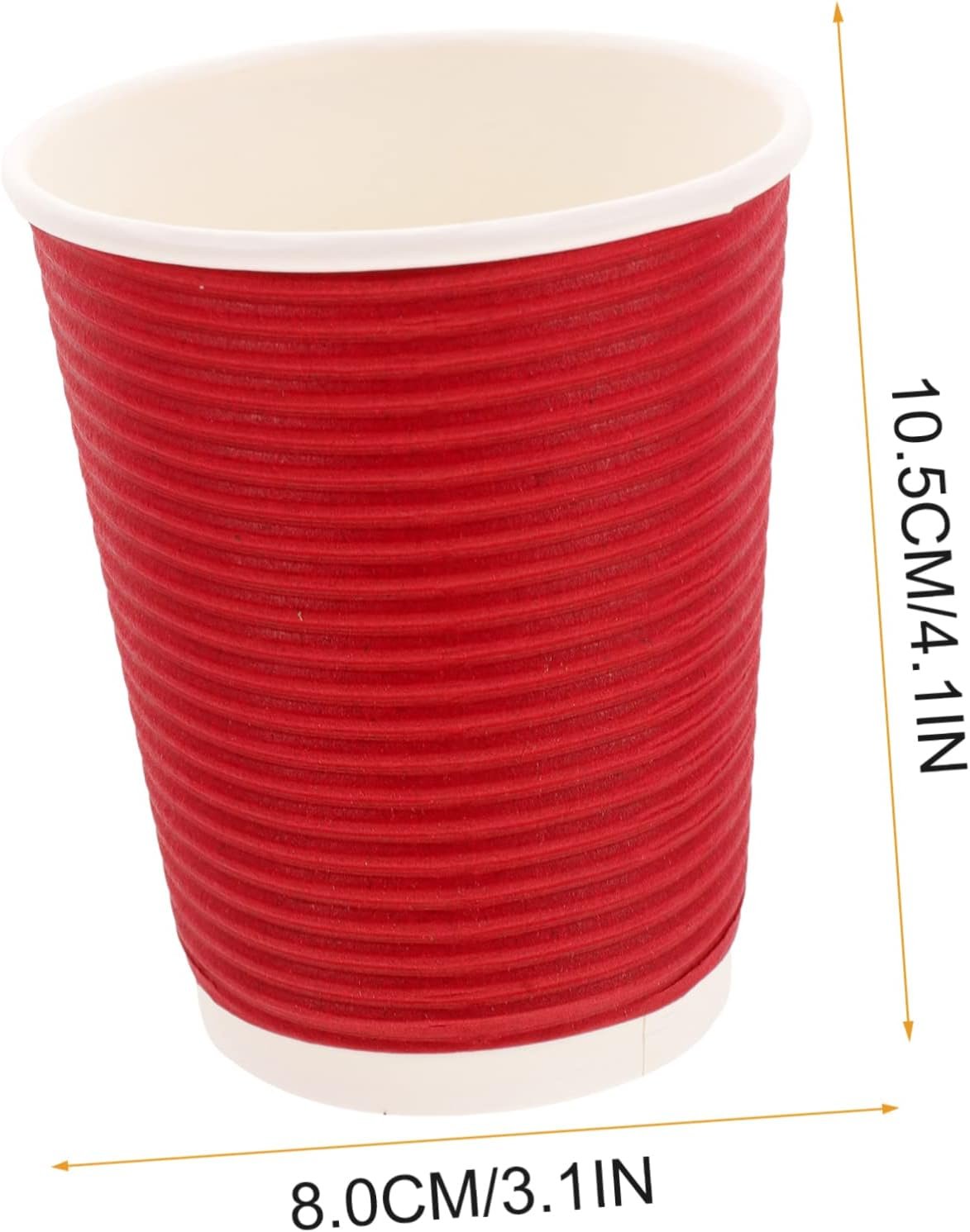 Logo Personalizado 50-Pack Tazas de Papel Dobles Desechables para Bebidas Calientes, Ideal para Fiestas y Eventos, Diseño Práctico, Proveedor de Calidad
