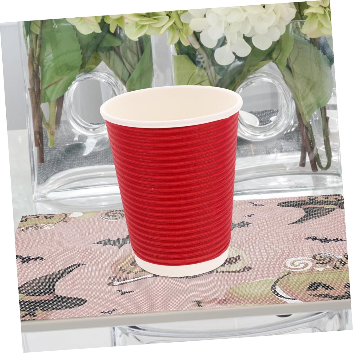 Logo Personalizado 50-Pack Tazas de Papel Dobles Desechables para Bebidas Calientes, Ideal para Fiestas y Eventos, Diseño Práctico, Proveedor de Calidad