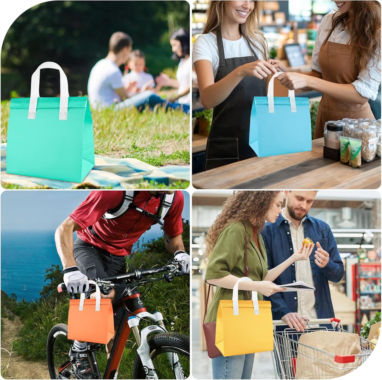 Logo Personalizado 25PCS Bolsas Térmicas desechables para comida para llevar 9.2 x 9 x 5.9 in, ideales para entrega de alimentos, catering y restaurantes, Marca Blanca, Proveedor de soluciones en bolsas térmicas. Logo Personalizado 25PCS Bolsas Térmicas desechables para comida para llevar 9.2 x 9 x 5.9 in, ideales para entrega de alimentos, catering y restaurantes, Marca Blanca, Proveedor de soluciones en bolsas térmicas.
