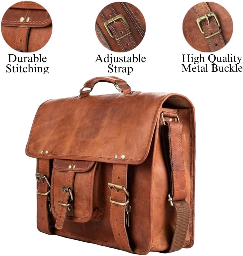 Logo Personalizado Mochila de Cuero Vintage para Hombre/Mujer, Bolso Engraved, Maletín para Laptop de Oficina/Viaje, Fábrica de Bolsos de Cuero Hechos a Mano para Múltiples Usos