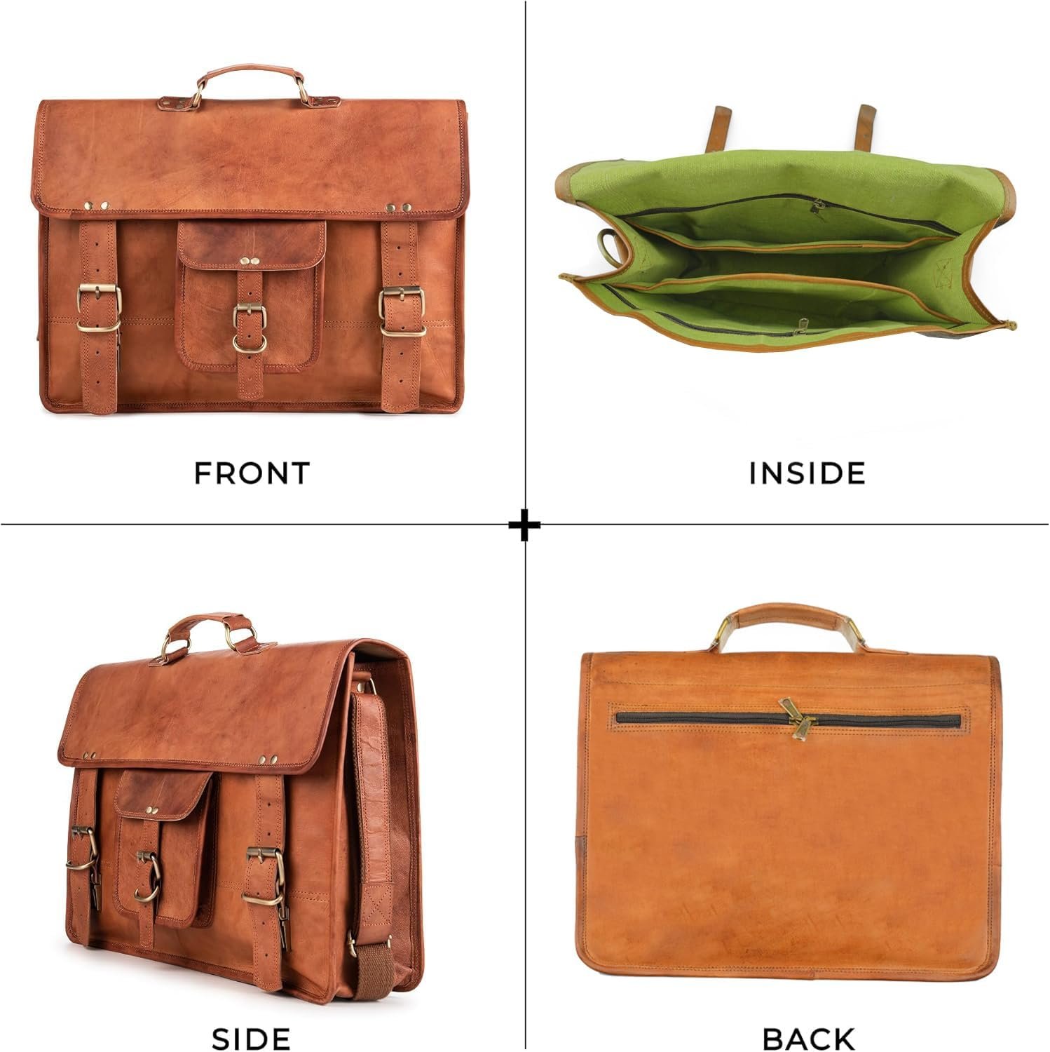 Logo Personalizado Mochila de Cuero Vintage para Hombre/Mujer, Bolso Engraved, Maletín para Laptop de Oficina/Viaje, Fábrica de Bolsos de Cuero Hechos a Mano para Múltiples Usos