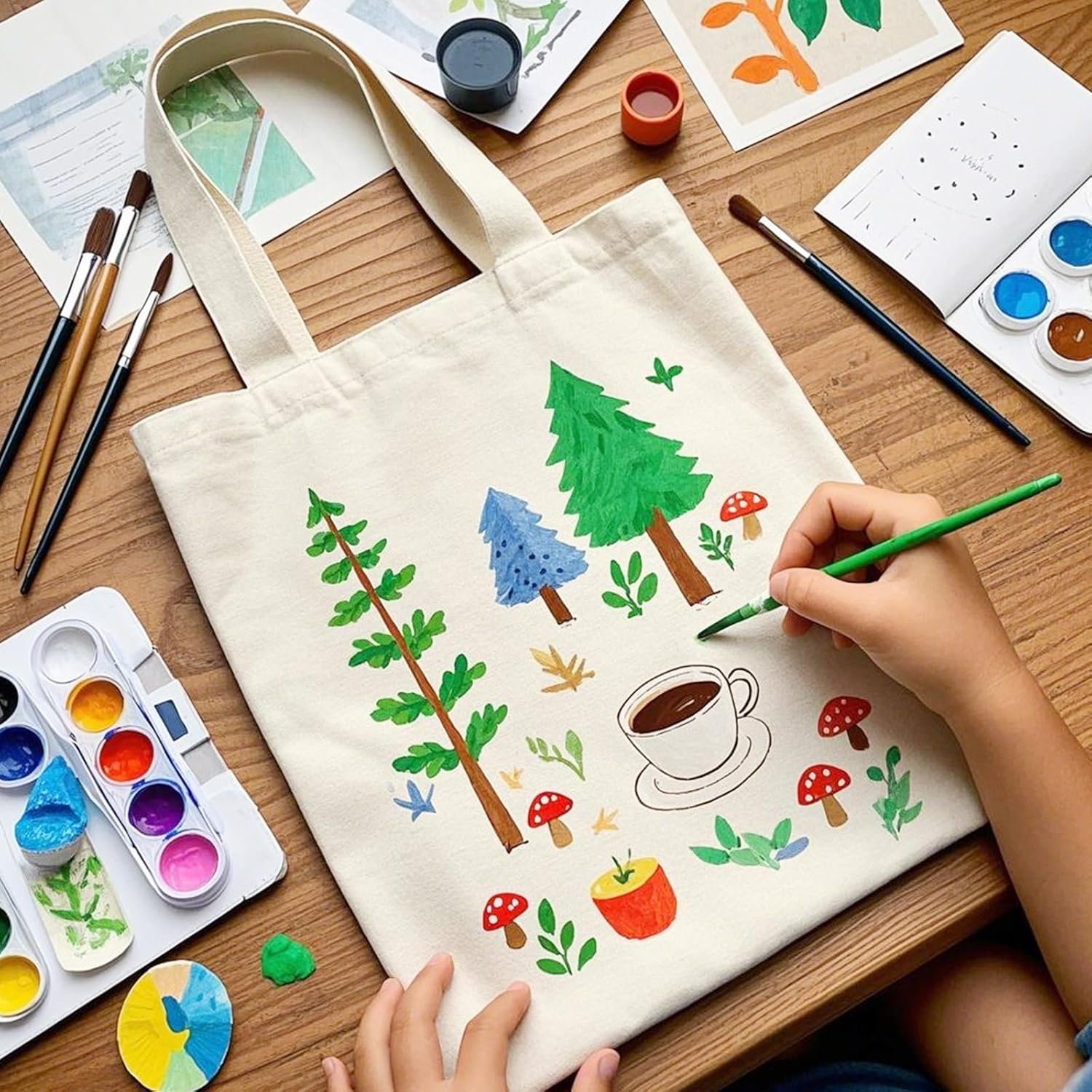 Bolsas de Lona Personalizadas 13 * 15 pulgadas al por mayor, Tote Bags para sublimación, Proveedor de bolsas de compras para DIY.