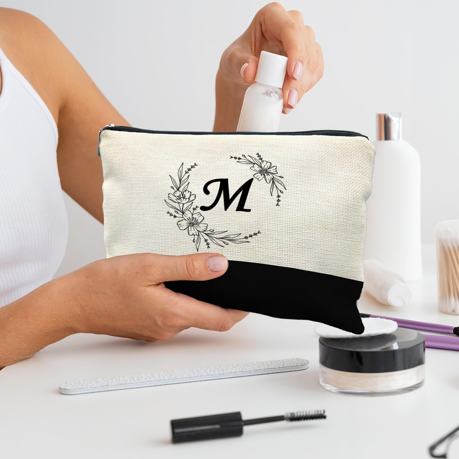 Logo Personalizado Neceser de Maquillaje para Damas de Honor, bolsa de cosméticos personalizada con monograma, regalos personalizados, Proveedor de artículos para bodas, regalos para mujeres. Logo Personalizado Neceser de Maquillaje para Damas de Honor, bolsa de cosméticos personalizada con monograma, regalos personalizados, Proveedor de artículos para bodas, regalos para mujeres.