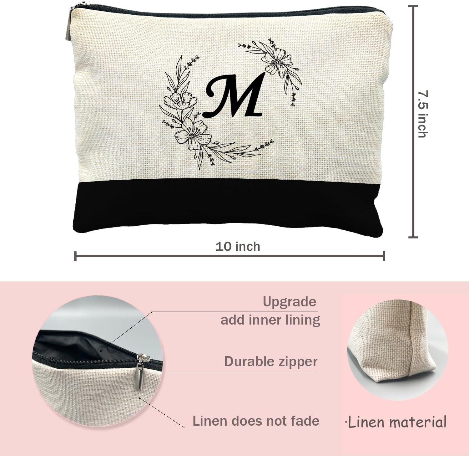 Logo Personalizado Neceser de Maquillaje para Damas de Honor, bolsa de cosméticos personalizada con monograma, regalos personalizados, Proveedor de artículos para bodas, regalos para mujeres. Logo Personalizado Neceser de Maquillaje para Damas de Honor, bolsa de cosméticos personalizada con monograma, regalos personalizados, Proveedor de artículos para bodas, regalos para mujeres.