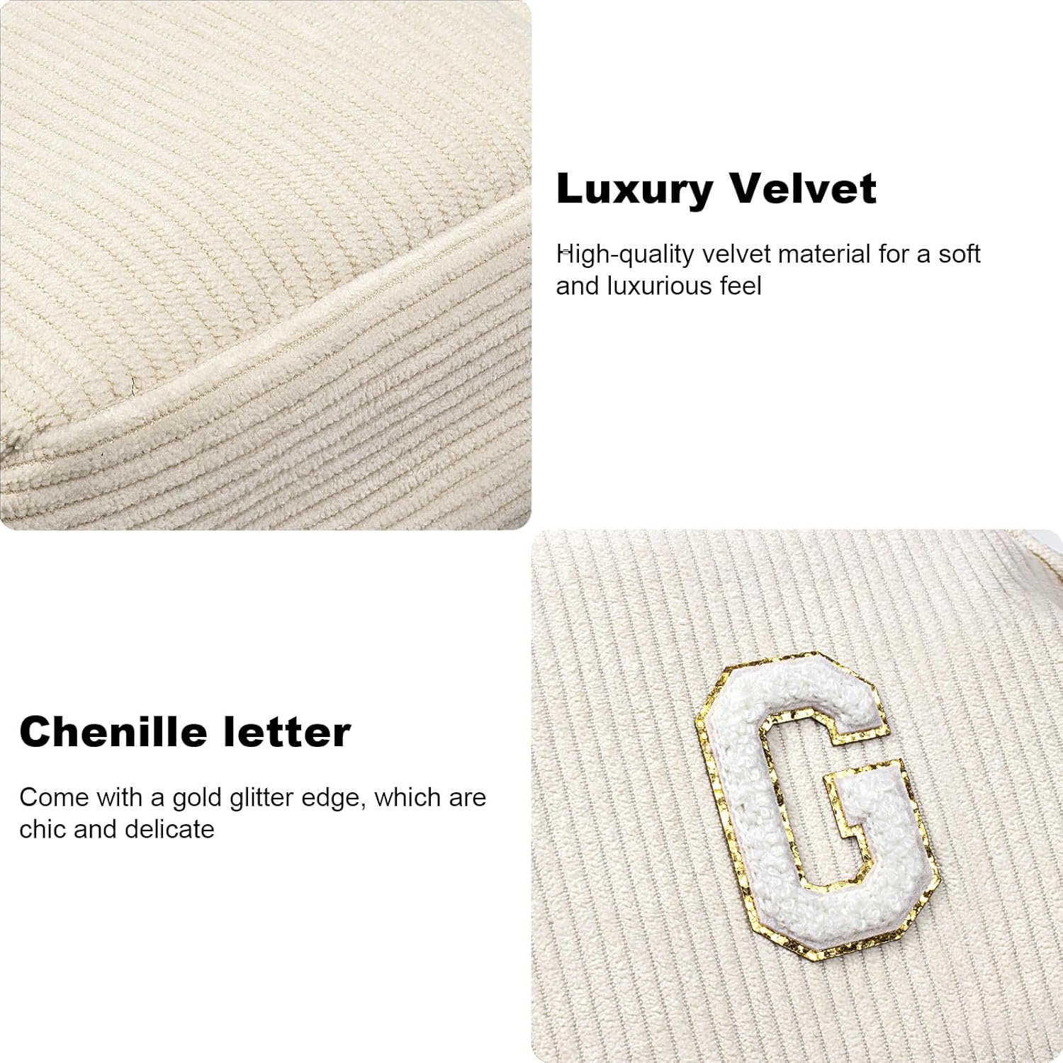 Logo Personalizado Neceser de Maquillaje Monogramado Pequeño Para Mujeres con Iníciales, Bolsos de Viaje en Corduroy para Aseo, de Marca Blanca, Ideal para Regalos a Mamás, Novias, Hermanas y Maestras, Proveedor de Artículos Útiles. Logo Personalizado Neceser de Maquillaje Monogramado Pequeño Para Mujeres con Iníciales, Bolsos de Viaje en Corduroy para Aseo, de Marca Blanca, Ideal para Regalos a Mamás, Novias, Hermanas y Maestras, Proveedor de Artículos Útiles.