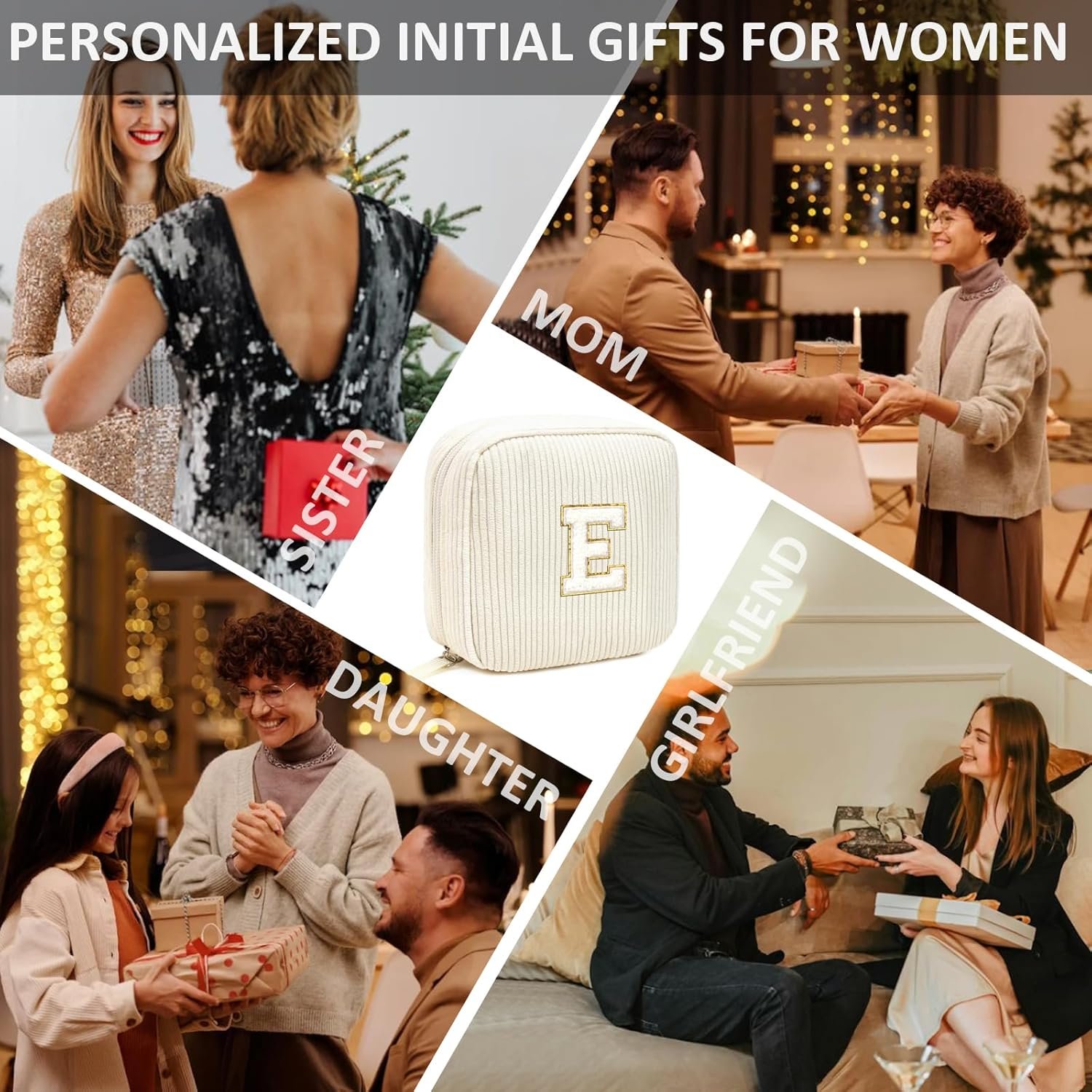 Logo Personalizado Neceser de Maquillaje Monogramado Pequeño Para Mujeres con Iníciales, Bolsos de Viaje en Corduroy para Aseo, de Marca Blanca, Ideal para Regalos a Mamás, Novias, Hermanas y Maestras, Proveedor de Artículos Útiles. Logo Personalizado Neceser de Maquillaje Monogramado Pequeño Para Mujeres con Iníciales, Bolsos de Viaje en Corduroy para Aseo, de Marca Blanca, Ideal para Regalos a Mamás, Novias, Hermanas y Maestras, Proveedor de Artículos Útiles.