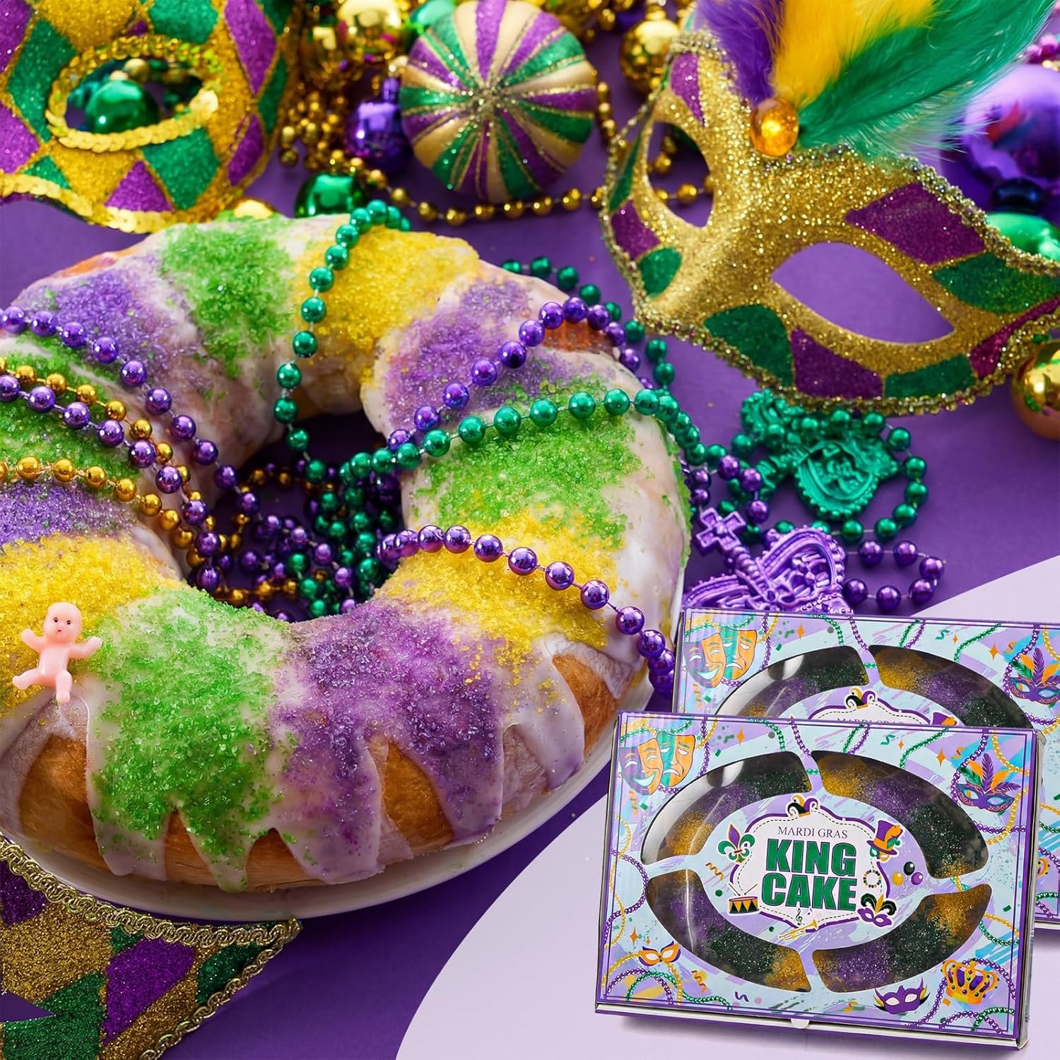 Logo Personalizado Cajas de Cartón de 20 Piezas para Pasteles de Reyes de Mardi Gras con Ventana 14 x 10 x 3 Pulgadas y Tableros (10 Cajas y 10 Tableros) Cajas Resistentes de Pastelería Marca Blanca Proveedor. Logo Personalizado Cajas de Cartón de 20 Piezas para Pasteles de Reyes de Mardi Gras con Ventana 14 x 10 x 3 Pulgadas y Tableros (10 Cajas y 10 Tableros) Cajas Resistentes de Pastelería Marca Blanca Proveedor.
