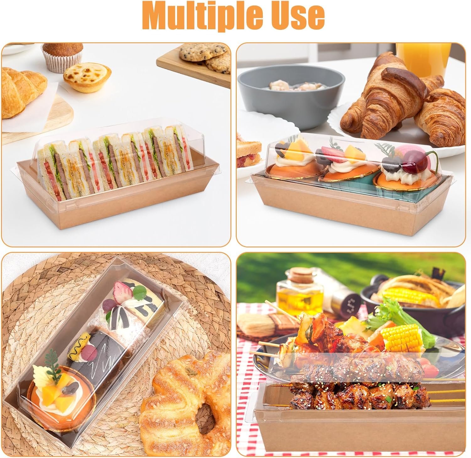 Logo Personalizado Cajas de Charcutería de 100 Piezas con Tapa Transparente, Contenedores de Comida para Llevar, Mini Cajas de Pastelería con 108 Pegatinas, Caja Pequeña de Papel para Dulces, Pasteles, Sándwiches, Fresas, Galletas, Fabricante. Logo Personalizado Cajas de Charcutería de 100 Piezas con Tapa Transparente, Contenedores de Comida para Llevar, Mini Cajas de Pastelería con 108 Pegatinas, Caja Pequeña de Papel para Dulces, Pasteles, Sándwiches, Fresas, Galletas, Fabricante.