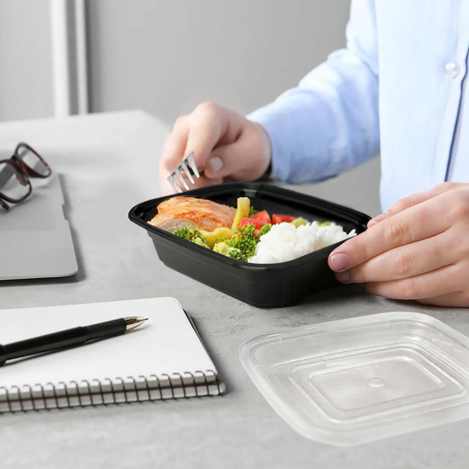 Logo Personalizado de Contenedores de Comida de 12 oz - 50 Unidades, Reutilizables, A Prueba de Microondas, Lavavajillas y Congelador, Cajas de Almacenamiento de Alimentos Sin BPA para Control de Porciones, Marca Blanca de Fábrica. Logo Personalizado de Contenedores de Comida de 12 oz - 50 Unidades, Reutilizables, A Prueba de Microondas, Lavavajillas y Congelador, Cajas de Almacenamiento de Alimentos Sin BPA para Control de Porciones, Marca Blanca de Fábrica.