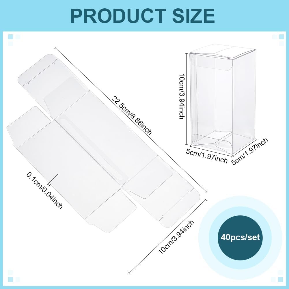 Cajas de regalo transparentes personalizadas con logo, 40 piezas de 4x2x2 pulgadas, ideales para dulces y chocolates, packaging de favor de boda por proveedor. Cajas de regalo transparentes personalizadas con logo, 40 piezas de 4x2x2 pulgadas, ideales para dulces y chocolates, packaging de favor de boda por proveedor.
