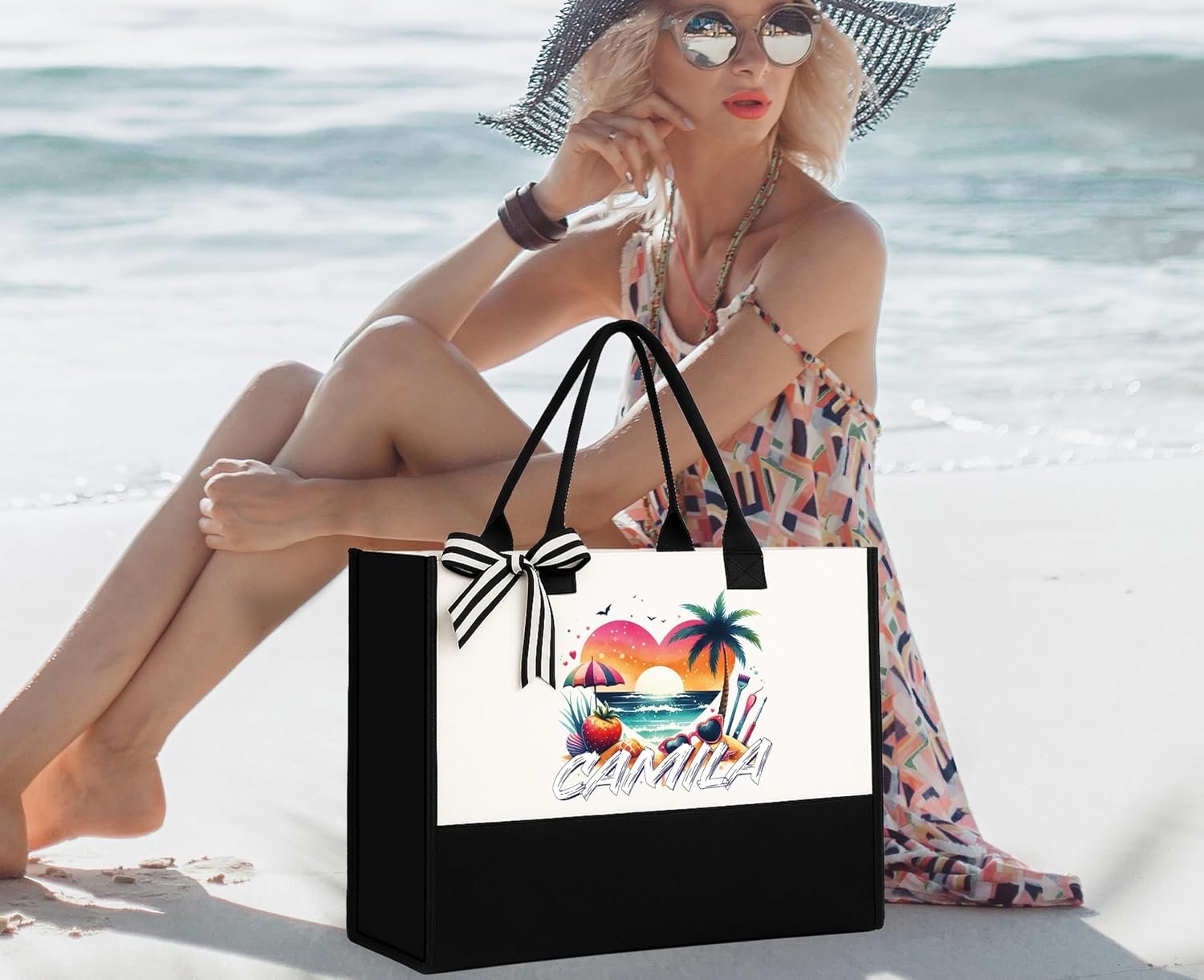 Bolsas de playa personalizadas para mujeres, Tote de lona, regalo personalizado de Navidad y cumpleaños para mujer, mamá, profesora, hermana, bolsas de regalo grandes, tote personalizado, exclusivo de la Fábrica. Bolsas de playa personalizadas para mujeres, Tote de lona, regalo personalizado de Navidad y cumpleaños para mujer, mamá, profesora, hermana, bolsas de regalo grandes, tote personalizado, exclusivo de la Fábrica.