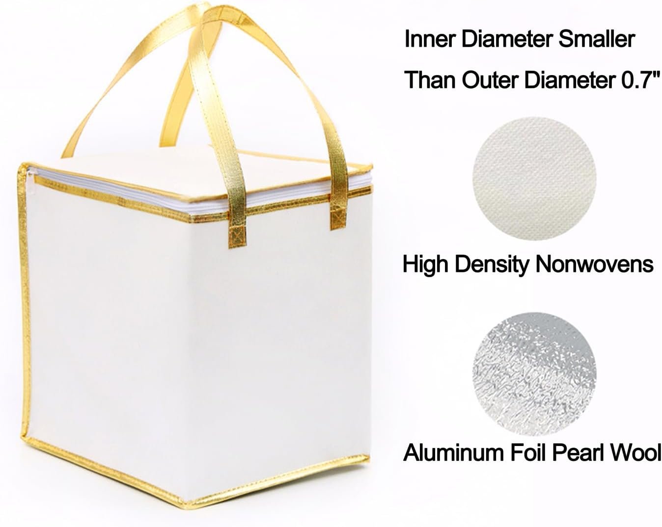 Tote Bag Térmica Reutilizable de 13.8×13.8×15.8
