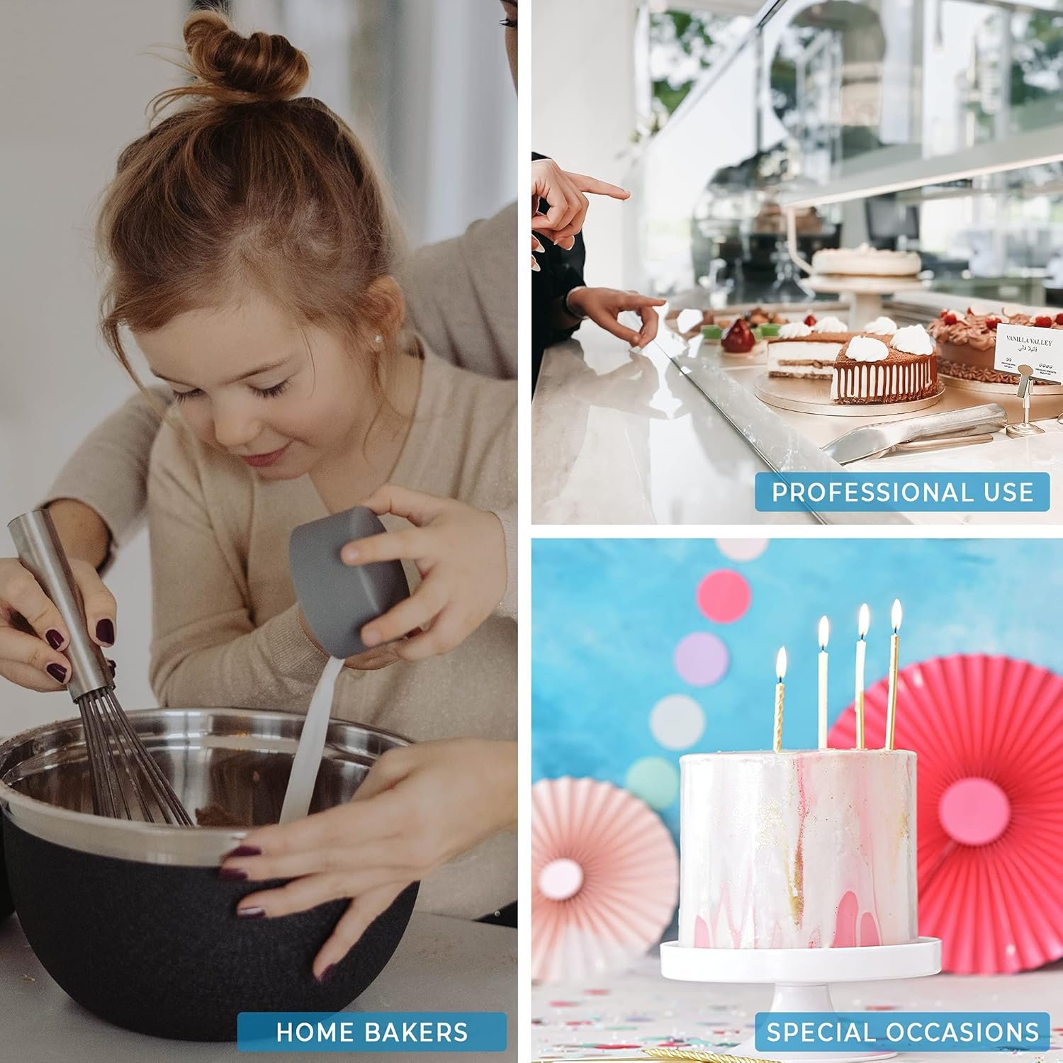 Caja desechable para pasteles altos con ventana y mango de 10 unidades de 8x8x8 pulgadas | Marca blanca y logo personalizado | Proveedor de envases para repostería Caja desechable para pasteles altos con ventana y mango de 10 unidades de 8x8x8 pulgadas | Marca blanca y logo personalizado | Proveedor de envases para repostería