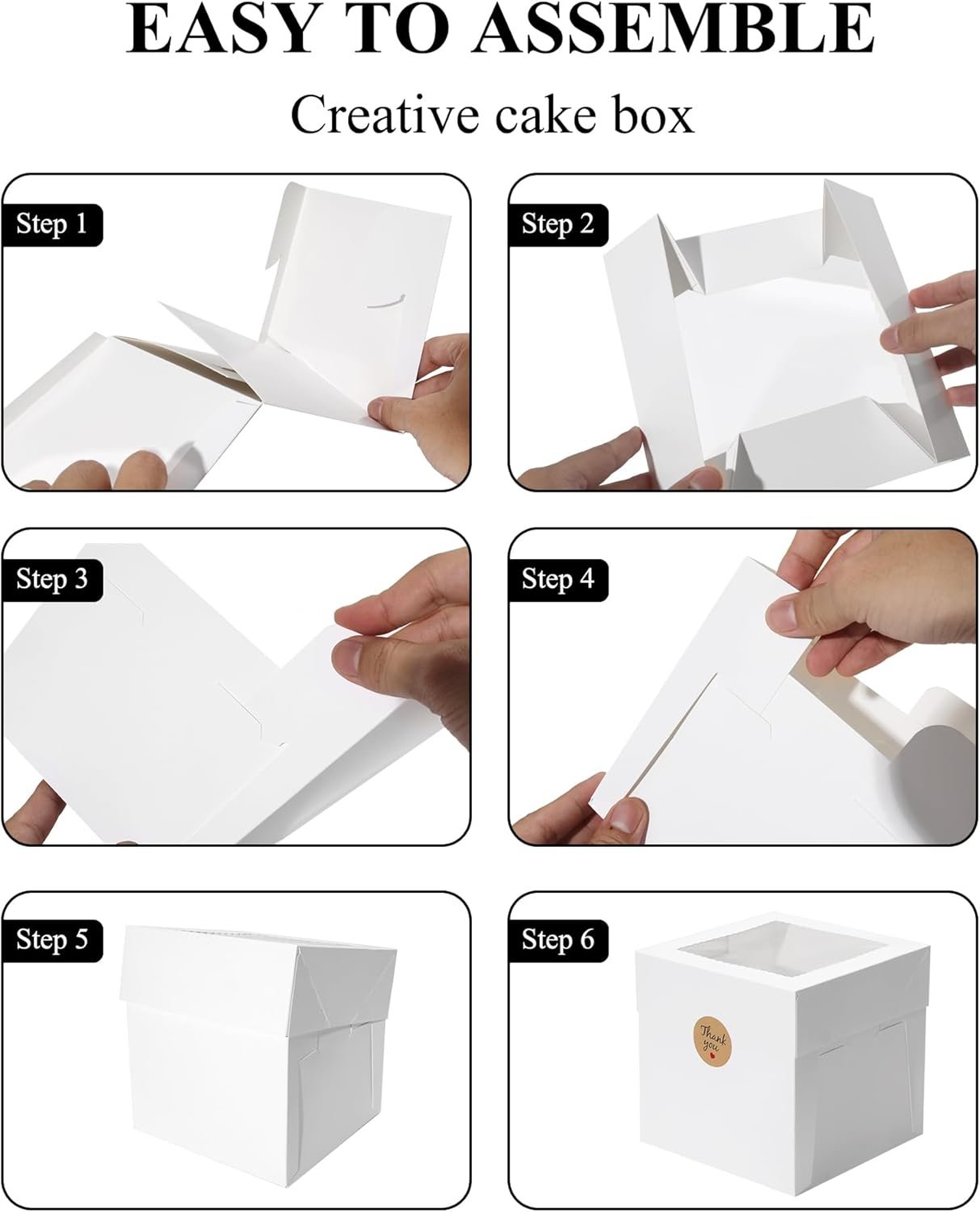 Cajas Pasteles Personalizadas con Logo, Cajas de Cartón Cuadradas de 8x8x8 Pulgadas con Ventana para Decoración de Pasteles en Día de San Valentín, Día de la Madre, Bodas y Cumpleaños, Proveedor de Suministros para Regalos. Cajas Pasteles Personalizadas con Logo, Cajas de Cartón Cuadradas de 8x8x8 Pulgadas con Ventana para Decoración de Pasteles en Día de San Valentín, Día de la Madre, Bodas y Cumpleaños, Proveedor de Suministros para Regalos.