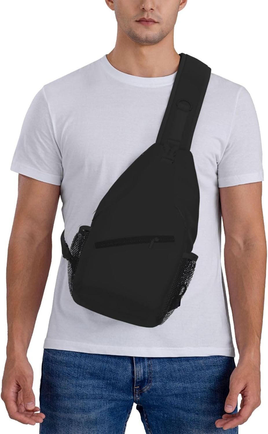 Mochila de Bandolera Personalizada con Logo Personalizado para Deportes al Aire Libre, Mochila Personalizada para Mujeres y Hombres en Múltiples Estilos, Proveedor de Fábrica para Añadir Nombre, Texto o Imagen en Negro.