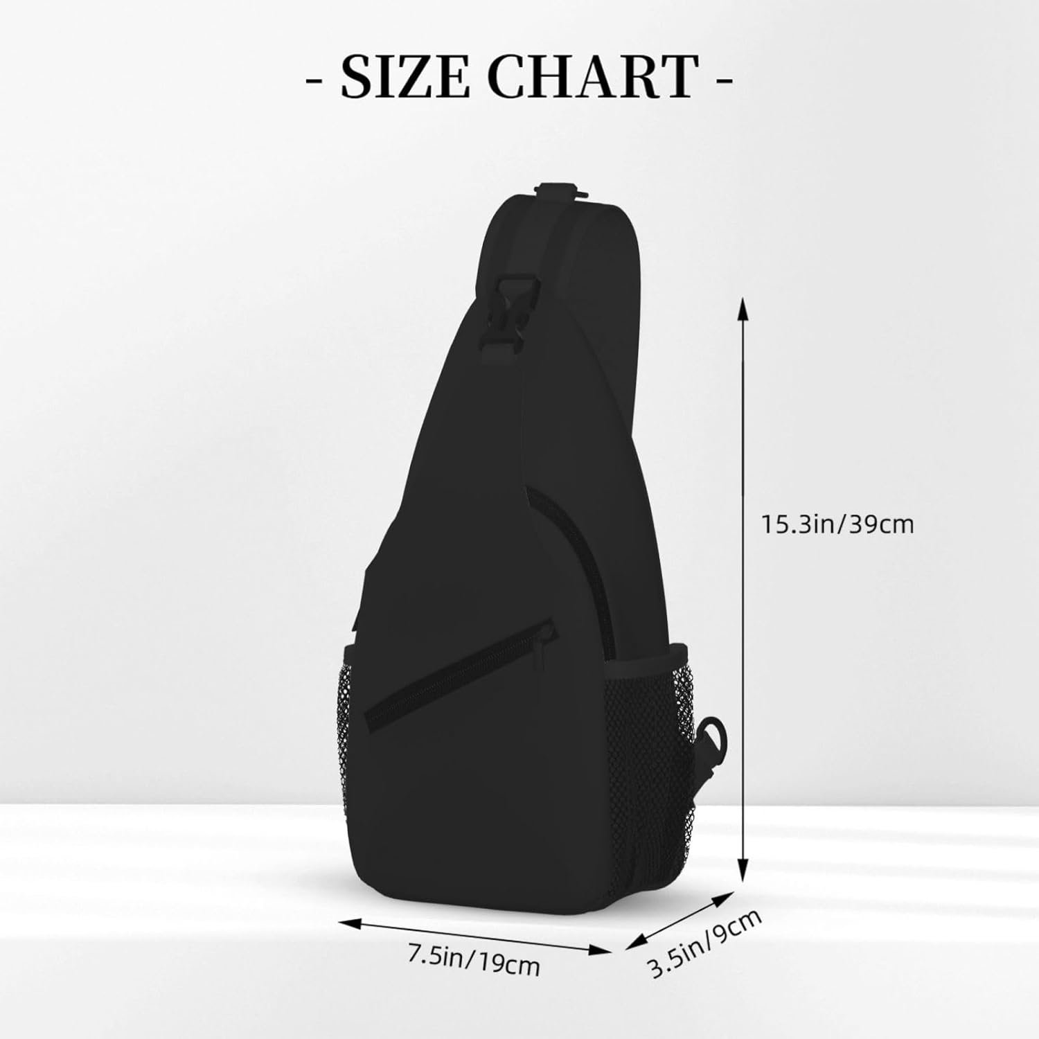 Mochila de Bandolera Personalizada con Logo Personalizado para Deportes al Aire Libre, Mochila Personalizada para Mujeres y Hombres en Múltiples Estilos, Proveedor de Fábrica para Añadir Nombre, Texto o Imagen en Negro.