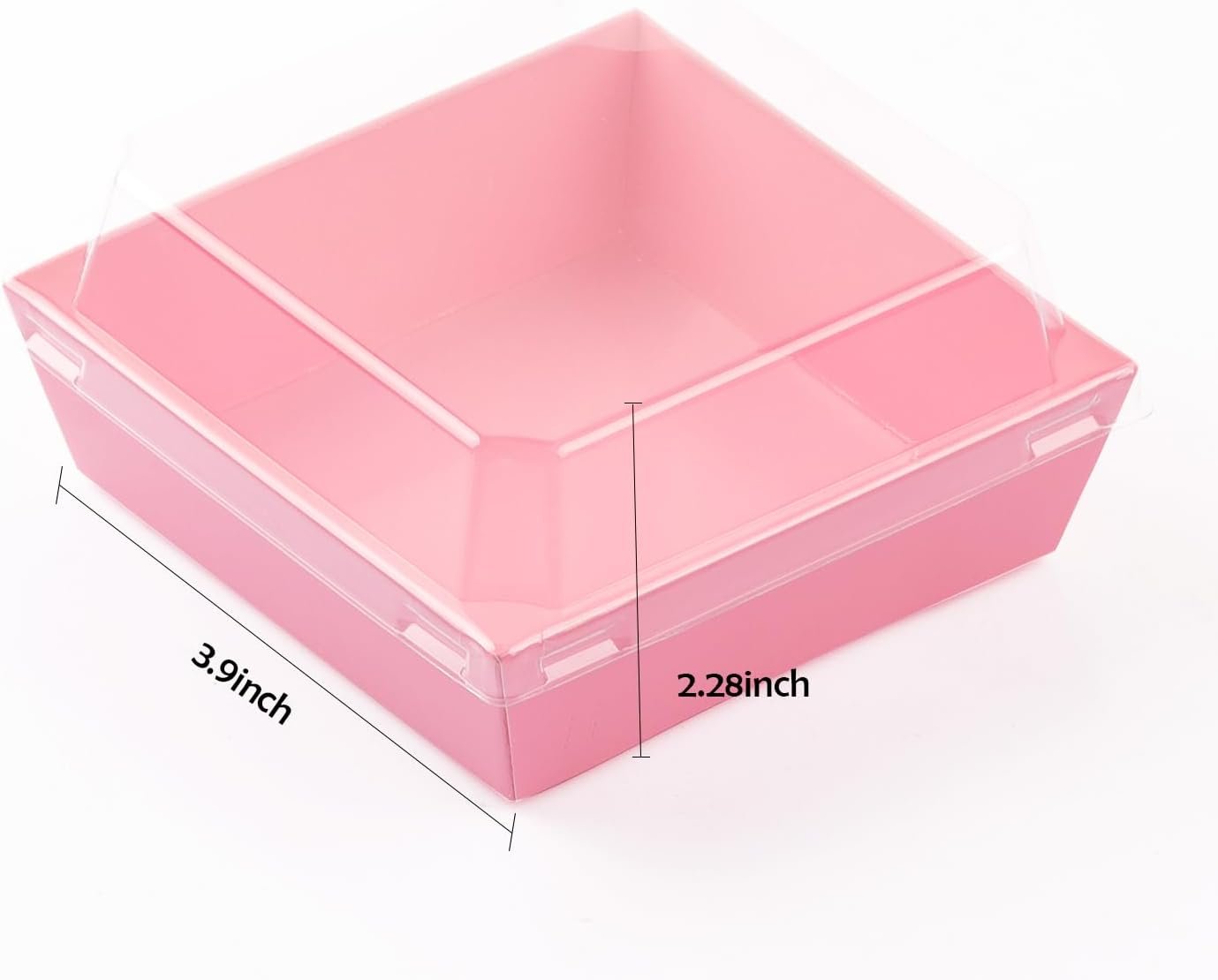 Logo Personalizado Cajas de Charcutería Desechables Pack de 50, Cajas de Postre Rosadas de 4 Pulgadas para Galletas, Sándwiches, Fresas, Cupcakes, Macarons y Porciones de Pastel de Marca Blanca, Proveedor de Fábrica. Logo Personalizado Cajas de Charcutería Desechables Pack de 50, Cajas de Postre Rosadas de 4 Pulgadas para Galletas, Sándwiches, Fresas, Cupcakes, Macarons y Porciones de Pastel de Marca Blanca, Proveedor de Fábrica.