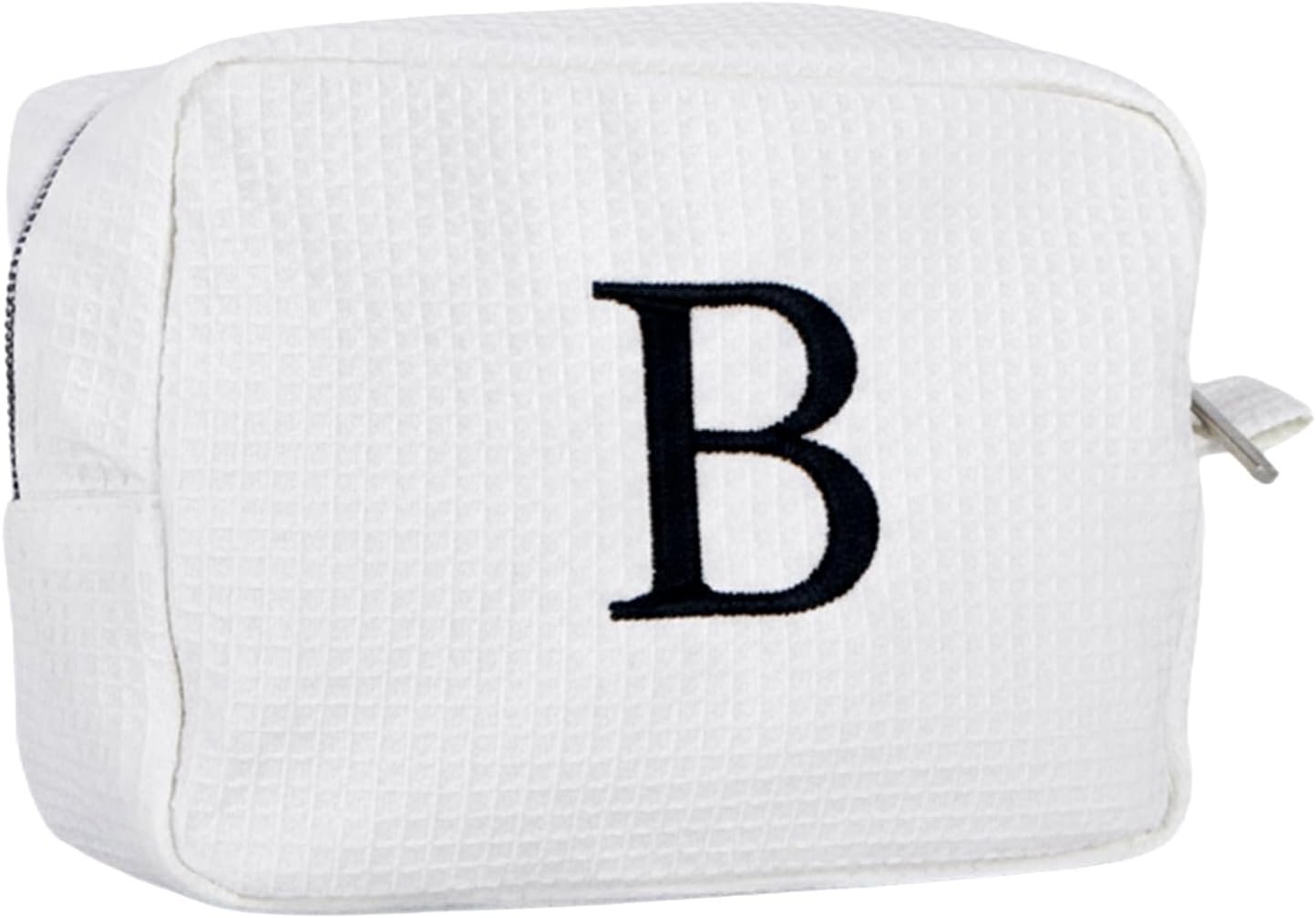 Logo Personalizado Neceser de Maquillaje Blanco Personalizado, Bolsa Cosmética Bordada con Inicial para Mujeres, Funda Cosmética Monogramada, Regalos para Damas de Honor Fábrica.