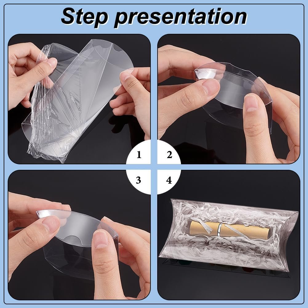 Caja de favor de plástico transparente personalizada de 30 paquetes con logo, ideal para dulces y regalos en bodas, festivales y el Día de las Madres, empaquetado de marca blanca, tamaño 4.5x2.5x1 pulgadas, de un fabricante confiable. Caja de favor de plástico transparente personalizada de 30 paquetes con logo, ideal para dulces y regalos en bodas, festivales y el Día de las Madres, empaquetado de marca blanca, tamaño 4.5x2.5x1 pulgadas, de un fabricante confiable.