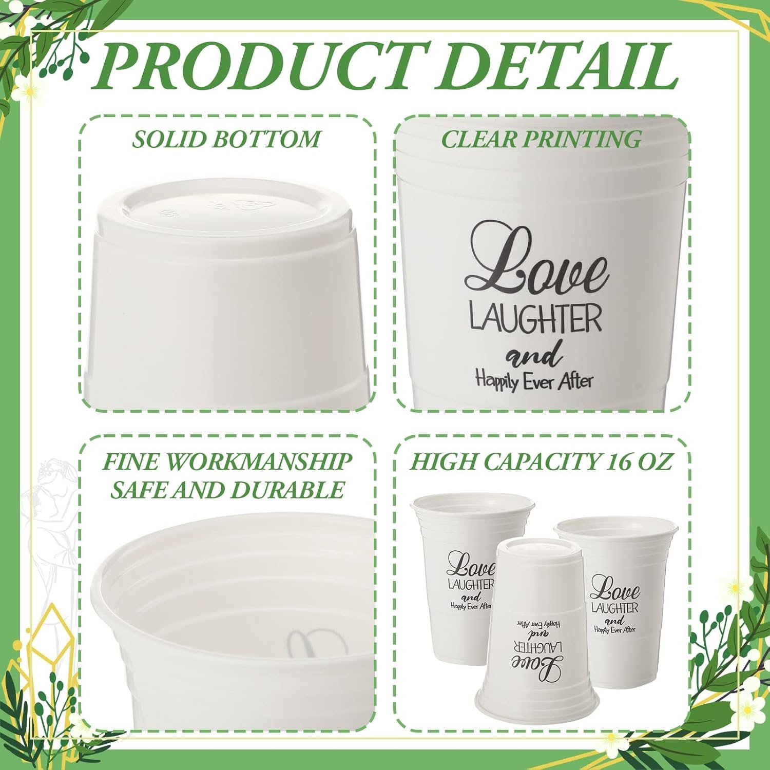 Tazas de Plástico Desechables de 16 oz para Bodas, 100 Piezas, Personalizadas con Logo, Copas Claras para Recepciones de Boda, Fiesta de Despedida de Soltera, Suministros para Aniversarios y Cumpleaños, Fábrica Proveedor. Tazas de Plástico Desechables de 16 oz para Bodas, 100 Piezas, Personalizadas con Logo, Copas Claras para Recepciones de Boda, Fiesta de Despedida de Soltera, Suministros para Aniversarios y Cumpleaños, Fábrica Proveedor.