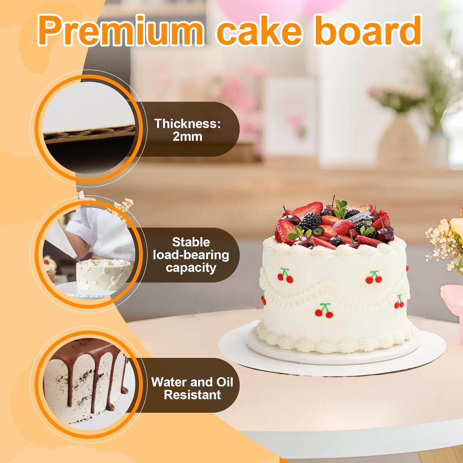 Logo Personalizado Cajas de Pastel de 2 Paquetes de 10x10x8 Pulgadas con Bases para Pasteles, Contenedor Desechable para Transporte de Pasteles con Tapa, Cajas de Panadería Blancas con Ventana, Marca Blanca, Proveedor. Logo Personalizado Cajas de Pastel de 2 Paquetes de 10x10x8 Pulgadas con Bases para Pasteles, Contenedor Desechable para Transporte de Pasteles con Tapa, Cajas de Panadería Blancas con Ventana, Marca Blanca, Proveedor.