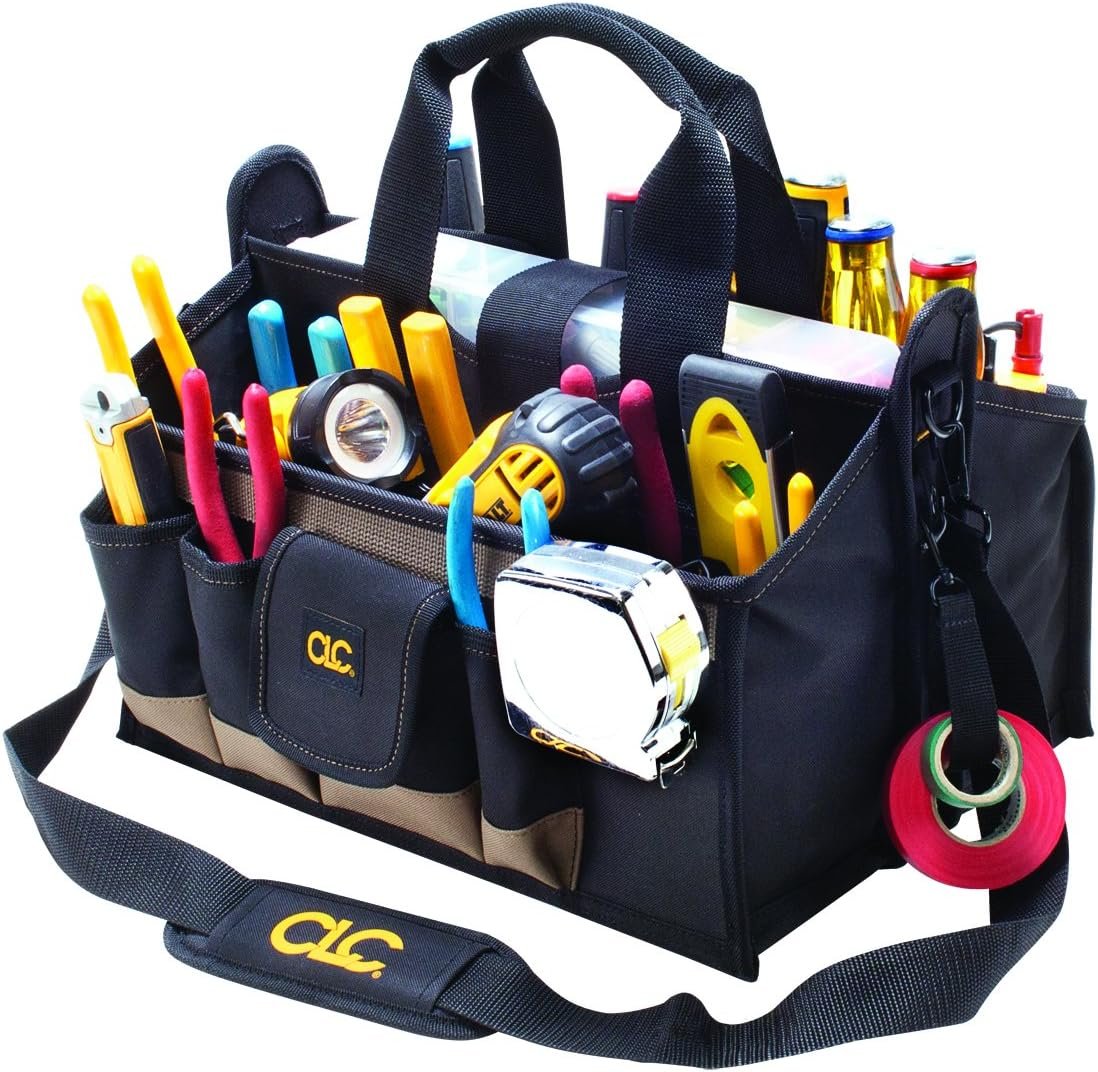 Logo Personalizado Bolsa de Herramientas de 16 Pockets con Bandeja Central de 16 In., Proveedor de Marca Blanca. Logo Personalizado Bolsa de Herramientas de 16 Pockets con Bandeja Central de 16 In., Proveedor de Marca Blanca.