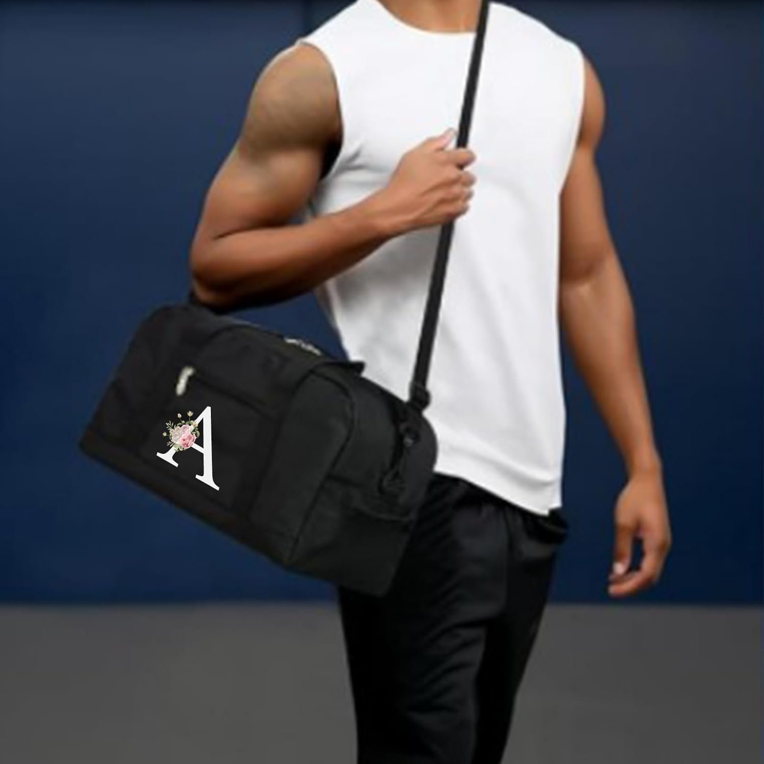 Bolsa de gimnasio pequeña para mujeres con estilo de letras, bolso tipo duffle para viajes y deportes, personalizado con logo, ideal para llevar, Fabricante. Bolsa de gimnasio pequeña para mujeres con estilo de letras, bolso tipo duffle para viajes y deportes, personalizado con logo, ideal para llevar, Fabricante.