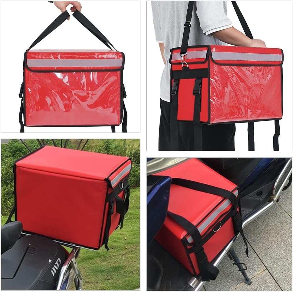 Bolsas Térmicas Rojas para Entrega de Alimentos XL - 18.1