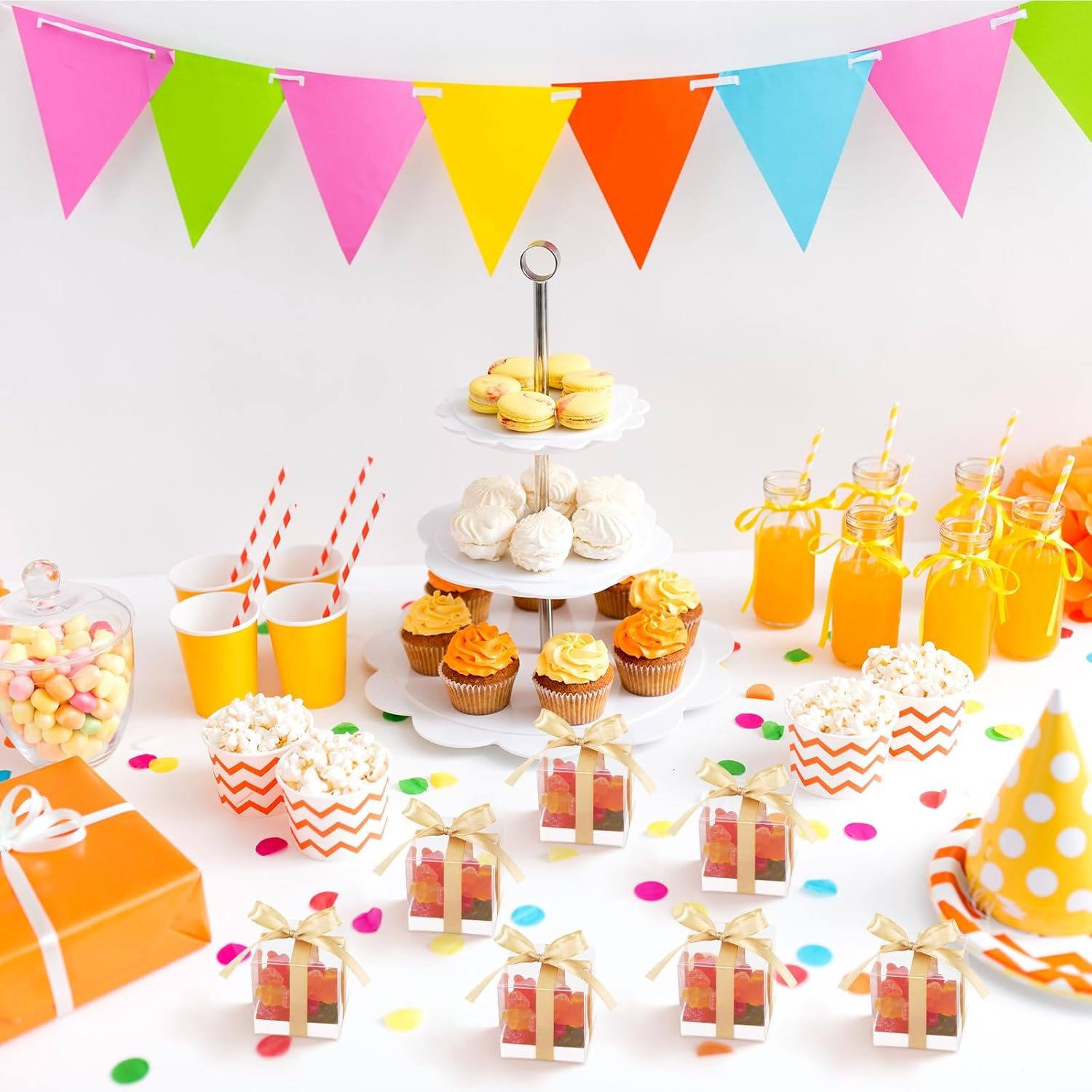 Logo Personalizado Cajas de Favor de Fiesta Transparentes 50pcs 2x2x2 Pulgadas Cajas de Regalo para Dulces y Golosinas con Cintas Marca Blanca Proveedor. Logo Personalizado Cajas de Favor de Fiesta Transparentes 50pcs 2x2x2 Pulgadas Cajas de Regalo para Dulces y Golosinas con Cintas Marca Blanca Proveedor.