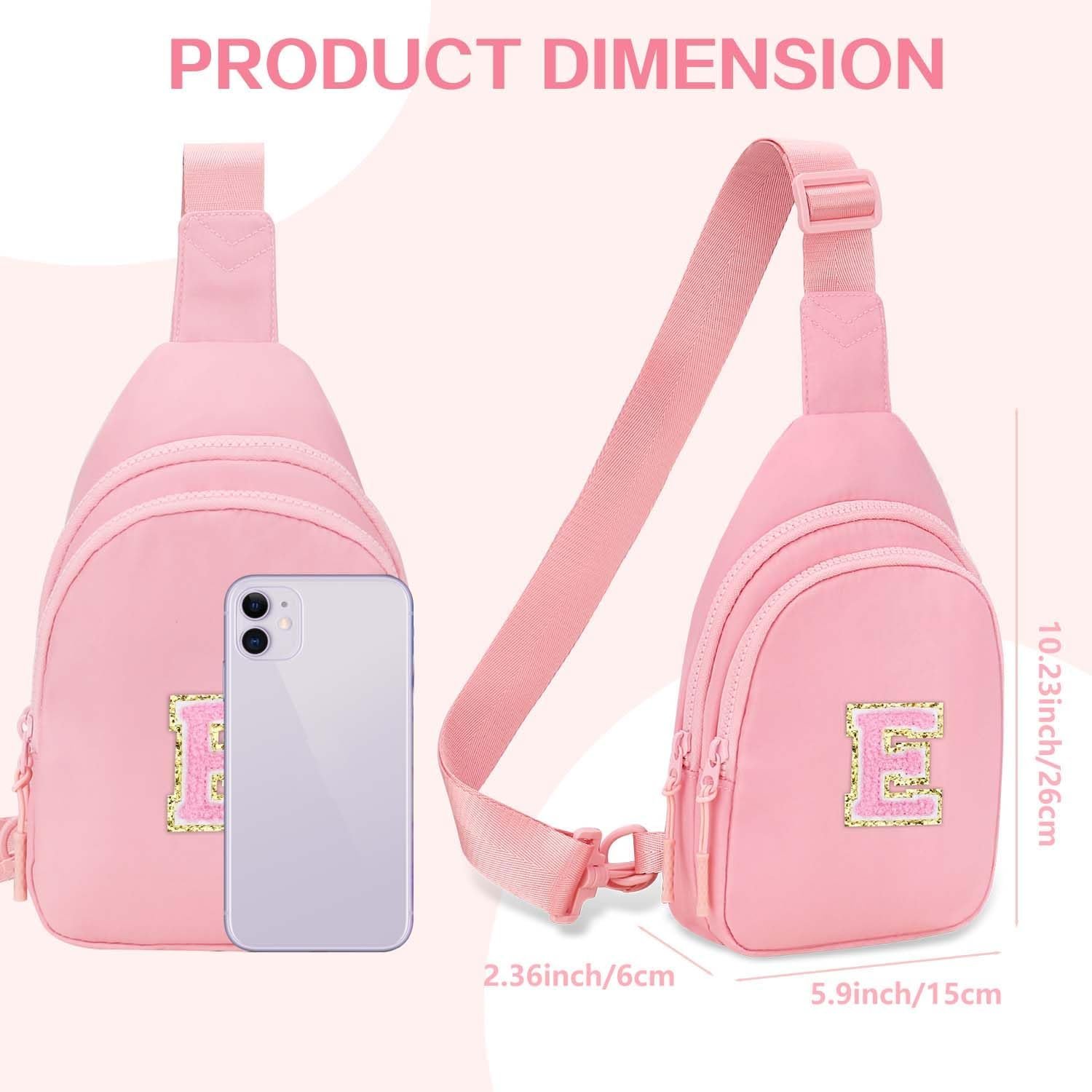Logo Personalizado Mochila Cruzada para Mujeres y Niñas - Bolsa de Cintura de Moda con Parche de Iniciales para Viajes y Ocasiones Especiales - Marca Blanca de Fábrica Logo Personalizado Mochila Cruzada para Mujeres y Niñas - Bolsa de Cintura de Moda con Parche de Iniciales para Viajes y Ocasiones Especiales - Marca Blanca de Fábrica