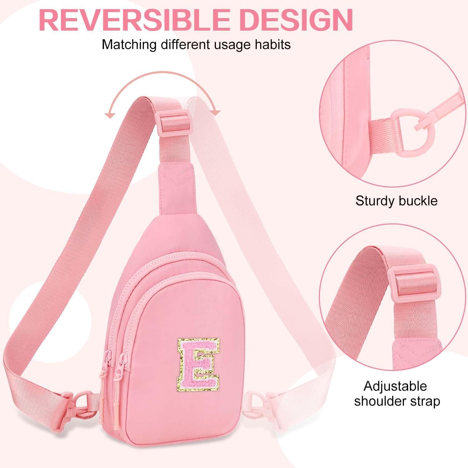 Logo Personalizado Mochila Cruzada para Mujeres y Niñas - Bolsa de Cintura de Moda con Parche de Iniciales para Viajes y Ocasiones Especiales - Marca Blanca de Fábrica Logo Personalizado Mochila Cruzada para Mujeres y Niñas - Bolsa de Cintura de Moda con Parche de Iniciales para Viajes y Ocasiones Especiales - Marca Blanca de Fábrica
