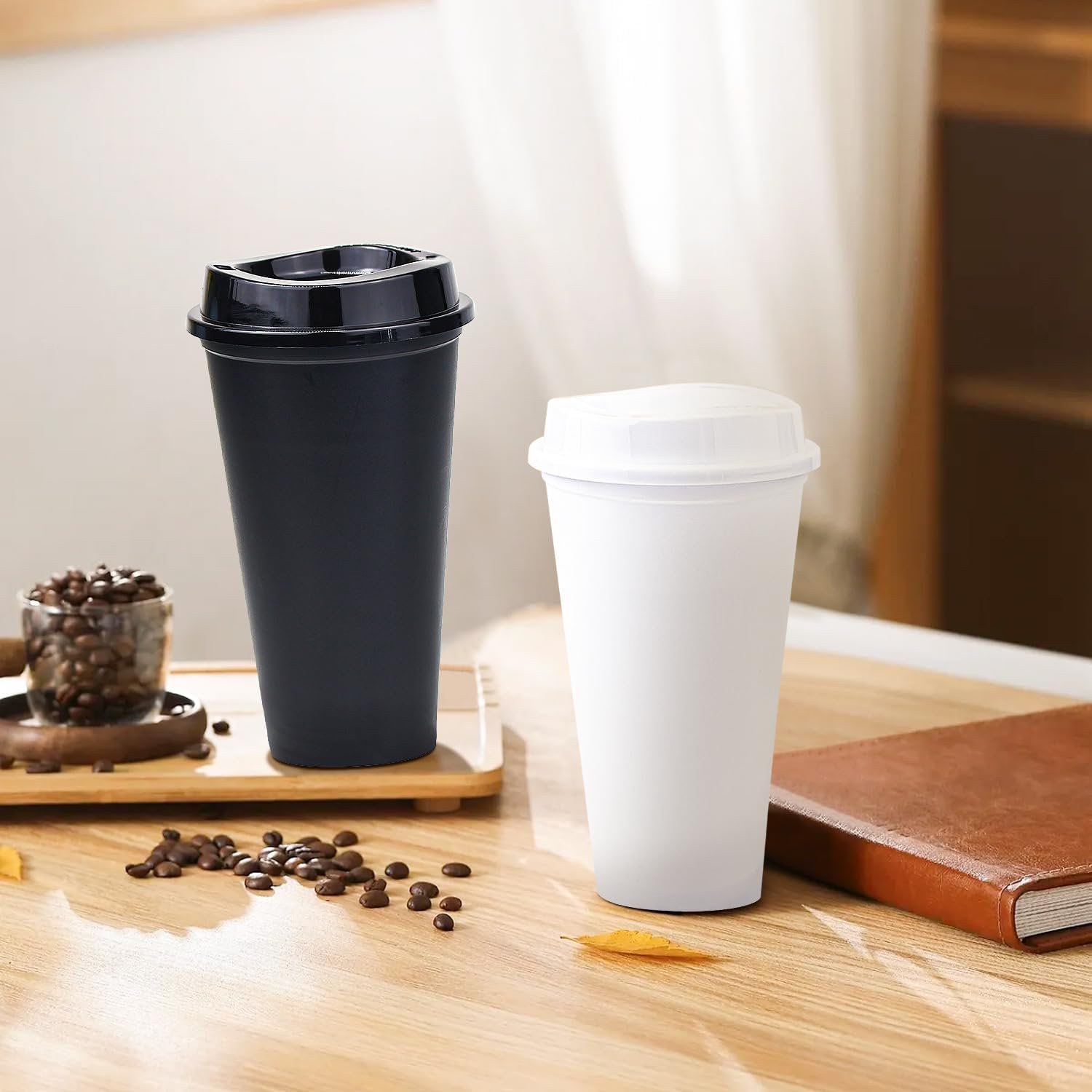 Tazas de café reutilizables de 12 oz con tapa, 8 unidades, personalizadas con su logo, ideales para bebidas calientes o frías, aptas para lavavajillas y microondas, proveedor confiable. Tazas de café reutilizables de 12 oz con tapa, 8 unidades, personalizadas con su logo, ideales para bebidas calientes o frías, aptas para lavavajillas y microondas, proveedor confiable.