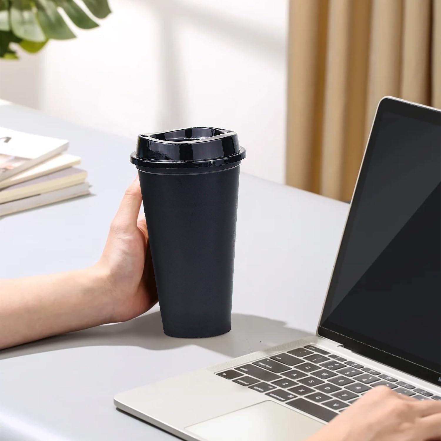 Tazas de café reutilizables de 12 oz con tapa, 8 unidades, personalizadas con su logo, ideales para bebidas calientes o frías, aptas para lavavajillas y microondas, proveedor confiable. Tazas de café reutilizables de 12 oz con tapa, 8 unidades, personalizadas con su logo, ideales para bebidas calientes o frías, aptas para lavavajillas y microondas, proveedor confiable.