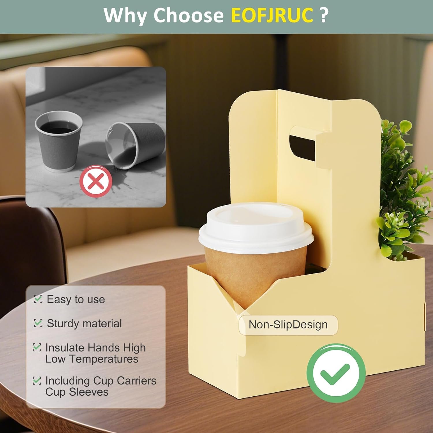 Logo Personalizado para Transportar Bebidas, Portavasos desechables de 2 tazas, 16 unidades, ideales para bebidas frías o calientes, con mangas y rollo de etiquetas, perfectos para entrega de alimentos, Proveedor de soluciones prácticas. Logo Personalizado para Transportar Bebidas, Portavasos desechables de 2 tazas, 16 unidades, ideales para bebidas frías o calientes, con mangas y rollo de etiquetas, perfectos para entrega de alimentos, Proveedor de soluciones prácticas.