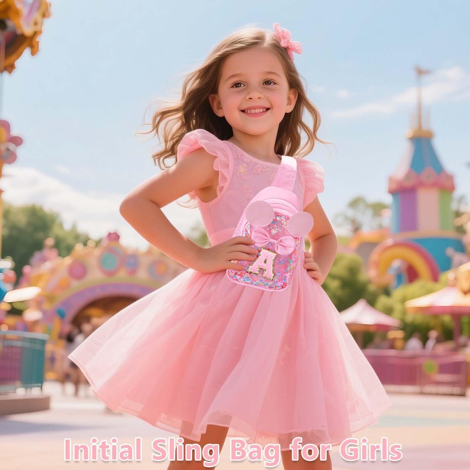 Logo Personalizado Mochila Sling Inicial para Niñas de 3 a 7 Años, Bolsos Pequeños con Letra Clara, Regalos para Niñas, Proveedor Fábrica. Logo Personalizado Mochila Sling Inicial para Niñas de 3 a 7 Años, Bolsos Pequeños con Letra Clara, Regalos para Niñas, Proveedor Fábrica.