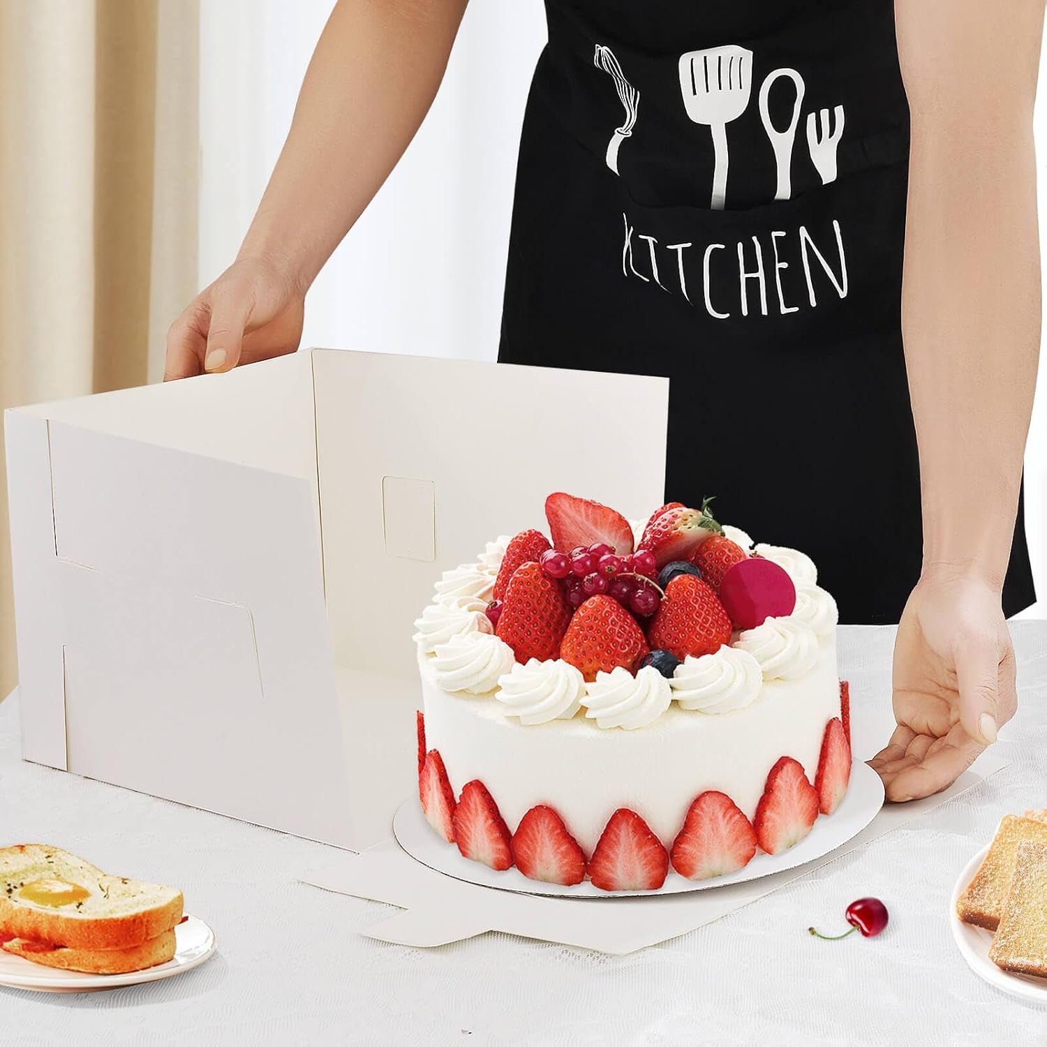 Logo Personalizado 10 Piezas Cajas para Pasteles 12x12x10 y 10x10x8 (5 Cajas y 5 Tablas) con Ventanas Grandes en 2 Tamaños, Cajas Desechables para Repostería, Proveedor de Soluciones para San Valentín. Logo Personalizado 10 Piezas Cajas para Pasteles 12x12x10 y 10x10x8 (5 Cajas y 5 Tablas) con Ventanas Grandes en 2 Tamaños, Cajas Desechables para Repostería, Proveedor de Soluciones para San Valentín.