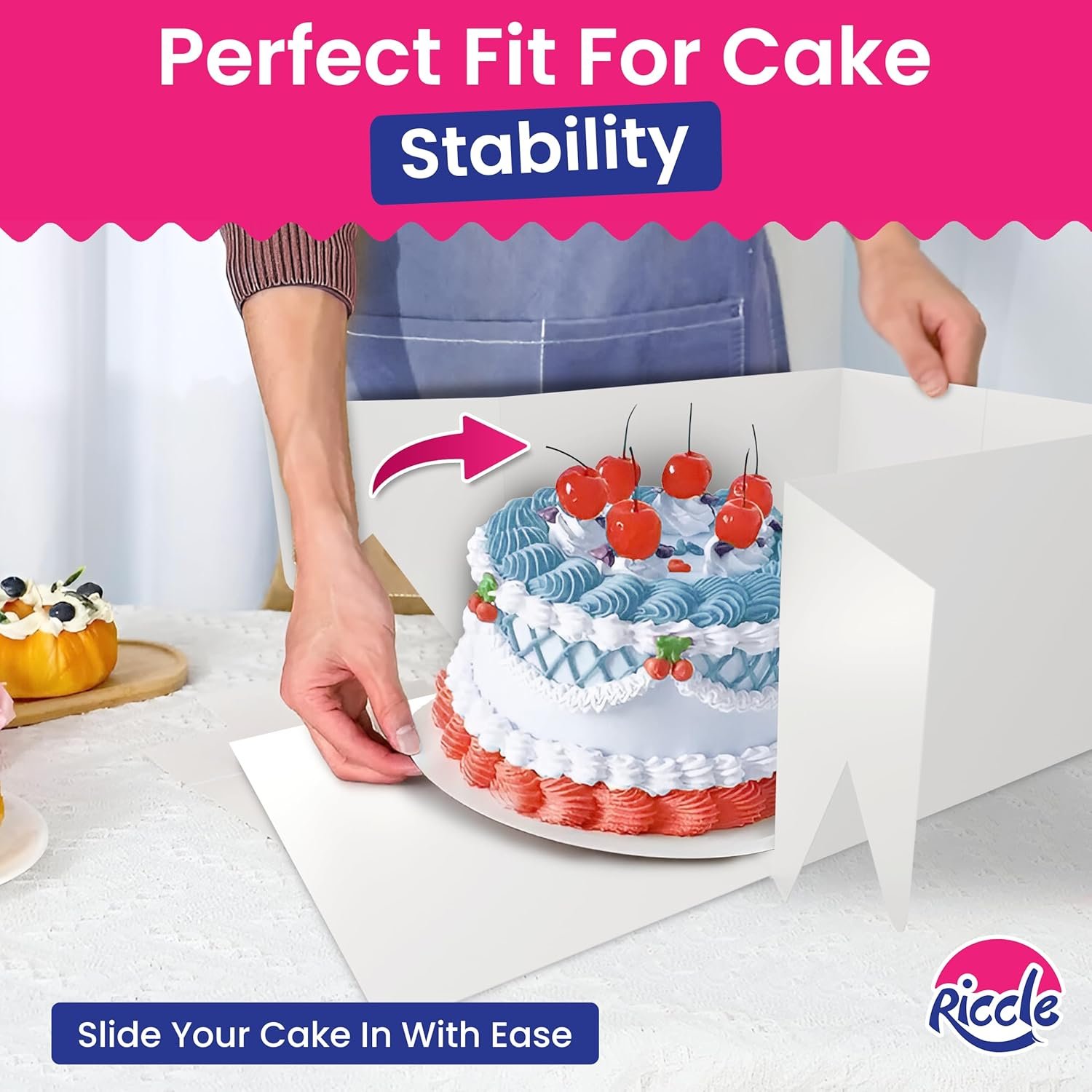 Caja de cartón para pasteles alta de 10x10x8 pulgadas con ventana, ideal para pasteles multi-capas, personalización con logo, suministros para decoración de pasteles, marca blanca de proveedor. Caja de cartón para pasteles alta de 10x10x8 pulgadas con ventana, ideal para pasteles multi-capas, personalización con logo, suministros para decoración de pasteles, marca blanca de proveedor.
